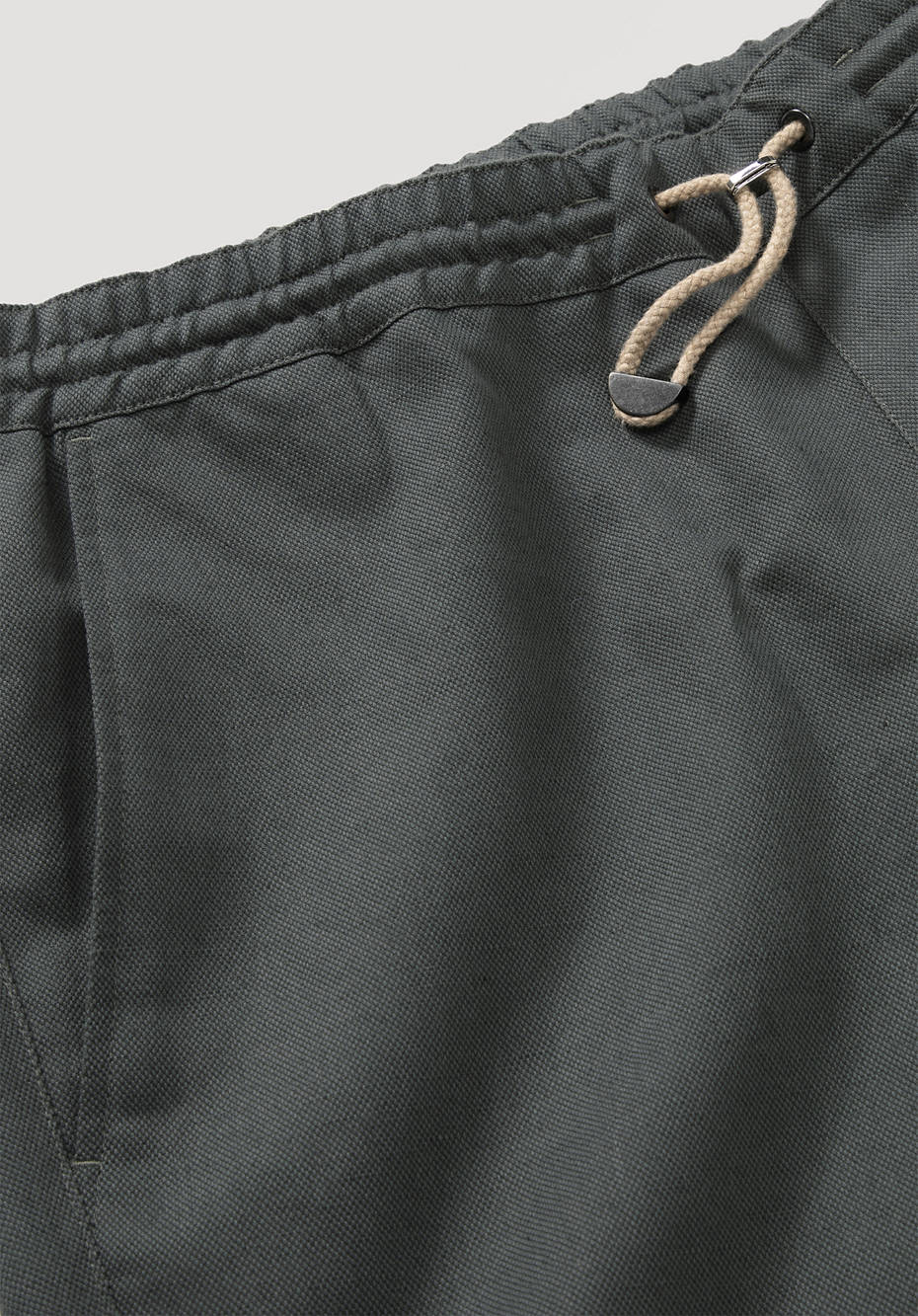 Sommerhose aus Bio-Baumwolle mit Leinen