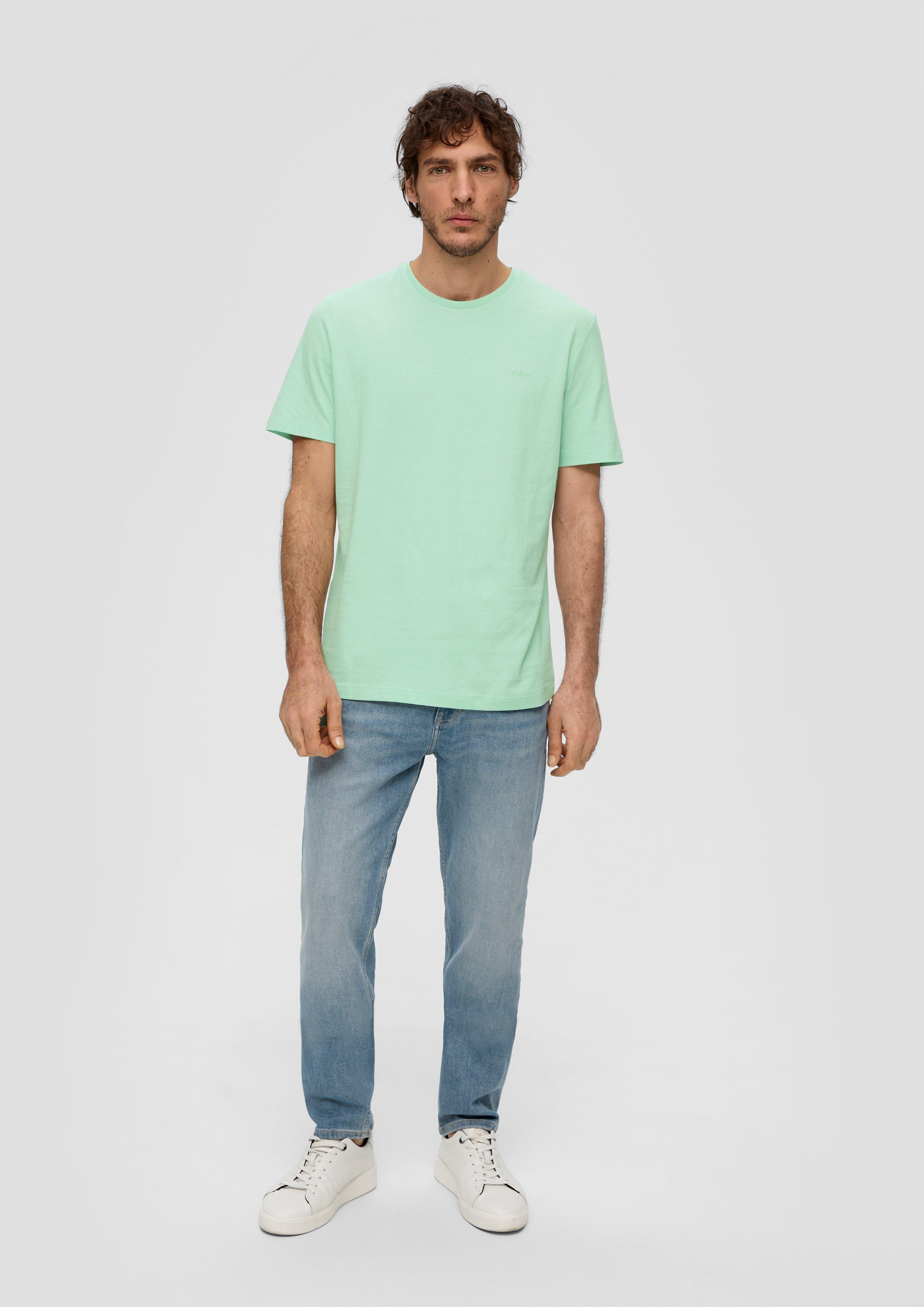 T-Shirt mit Labelprint  2141455-6501