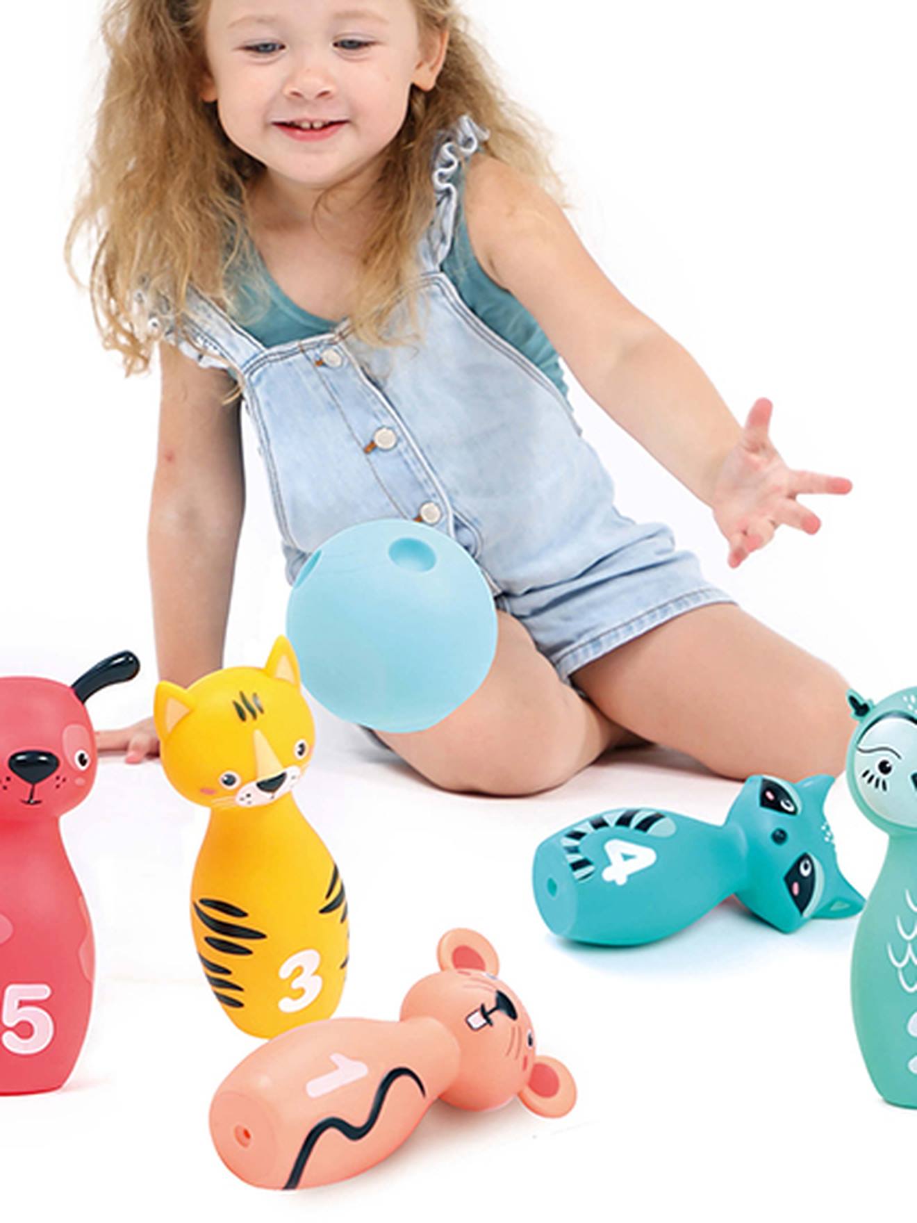 Ludi Baby Soft-Kegelspiel LUDI - mehrfarbig