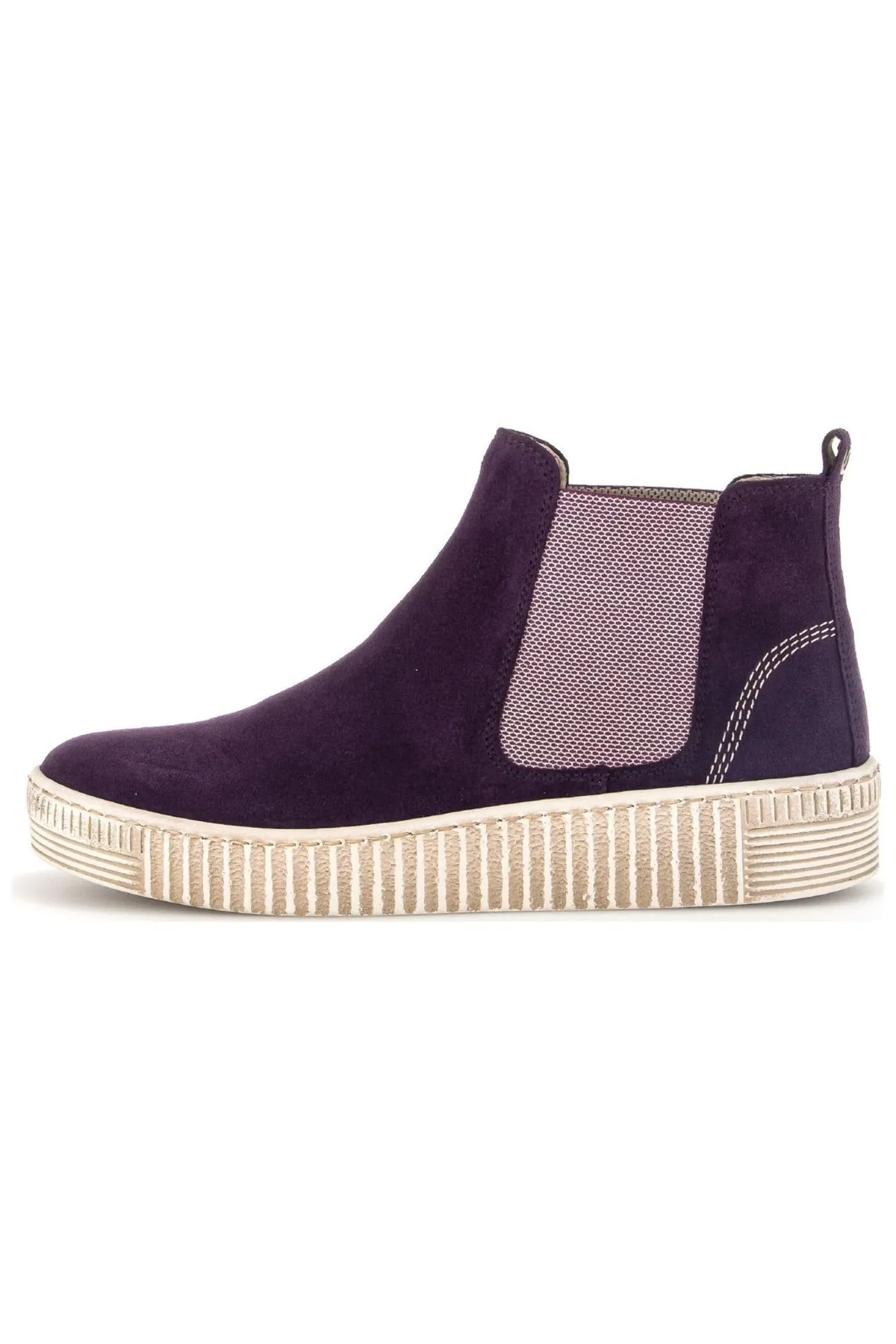 GABOR  Stiefelette - Lila - Flacher Absatz