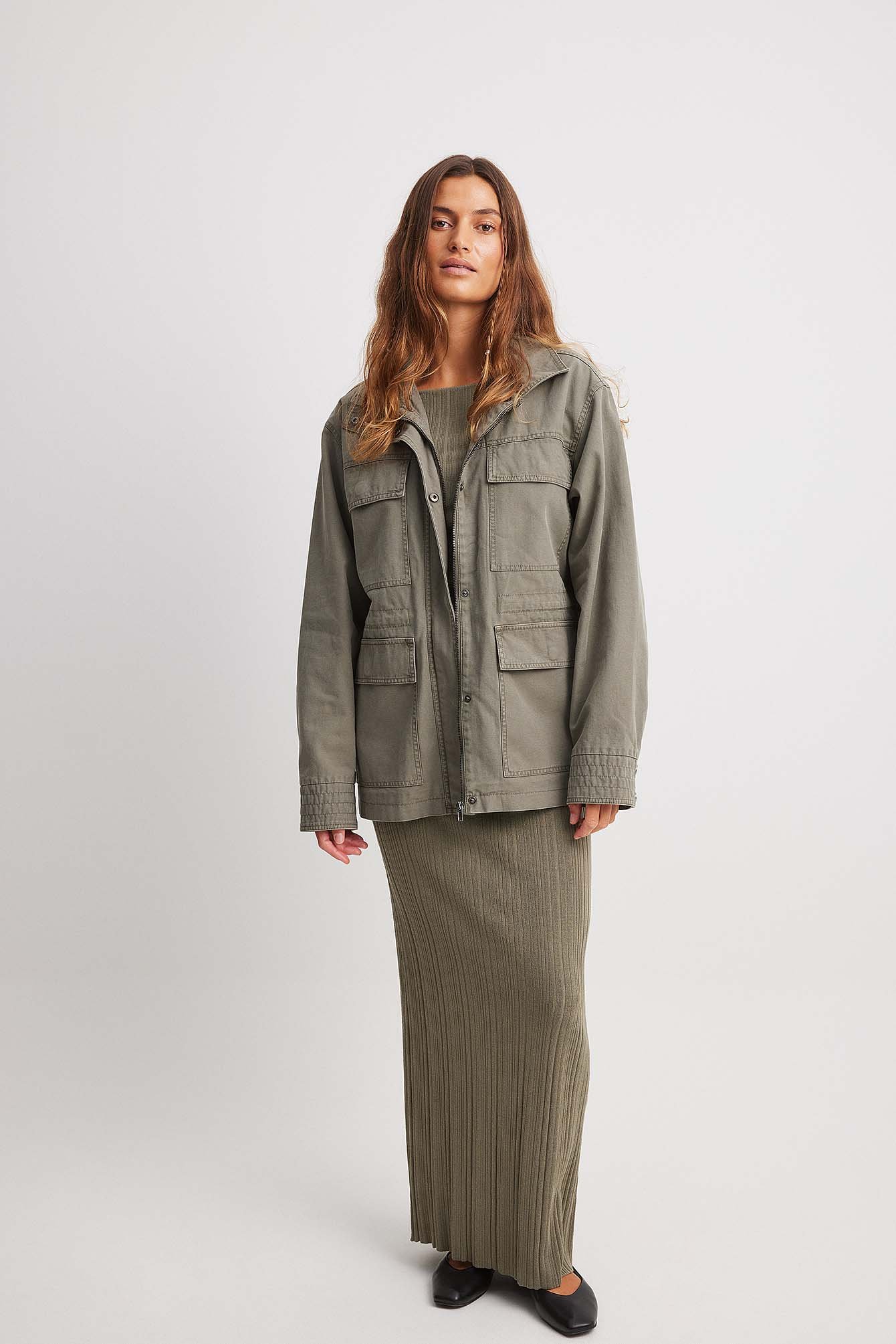 Jacke mit Taschendetails