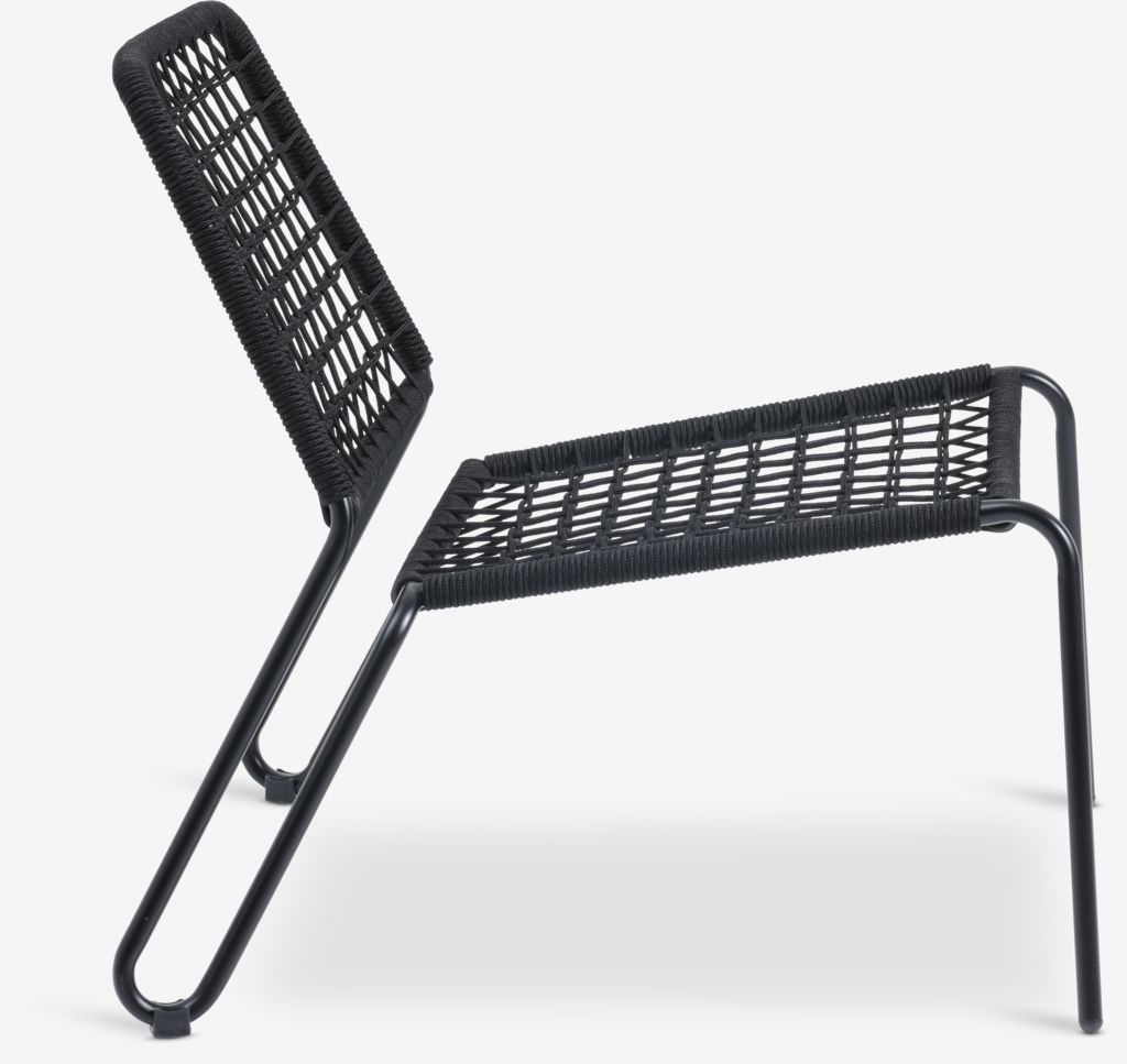 ULLARED Chaise longue ULLARED noir