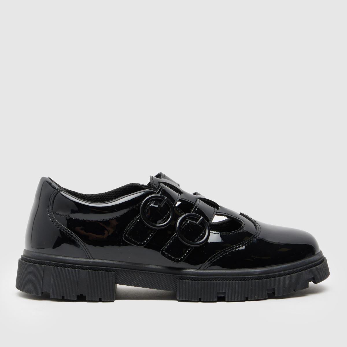 Schuh fekete lovey tbar lányka ifjúsági cipő