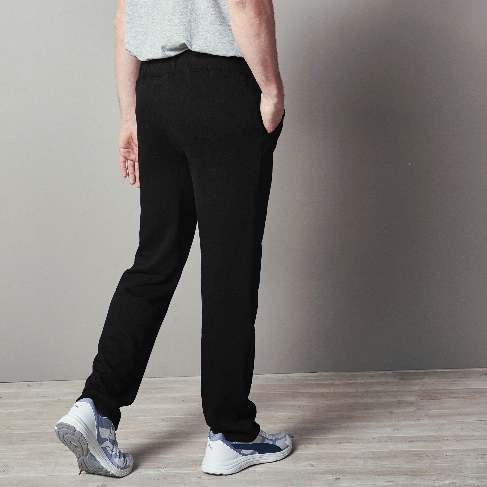Pantalon jogging molleton bas droits