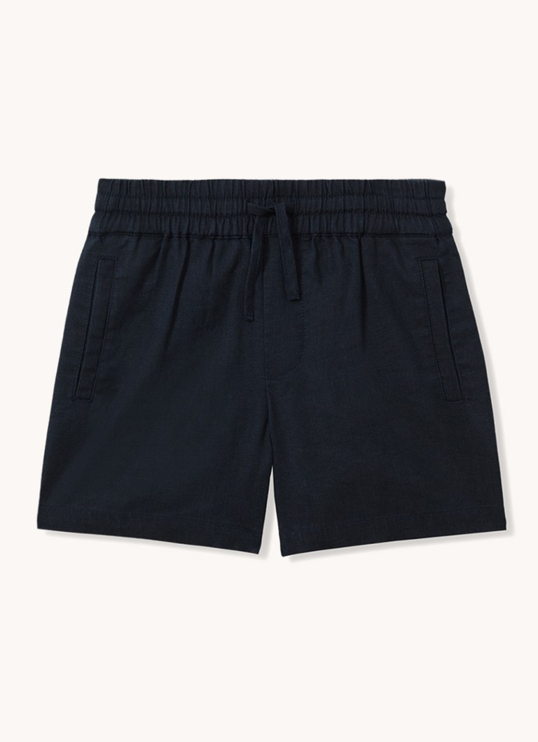 Pantaloni scurți din in Reiss Acen cu croială dreaptă