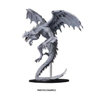 Gargantuan White Dragon: Wizkids Deep Cuts Unpainted Minis