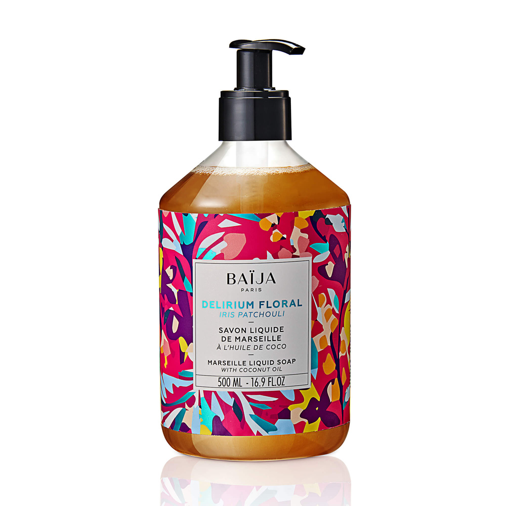 baïja Savon Liquide Marseille corps et mains Delirium Floral Savon liquide corps