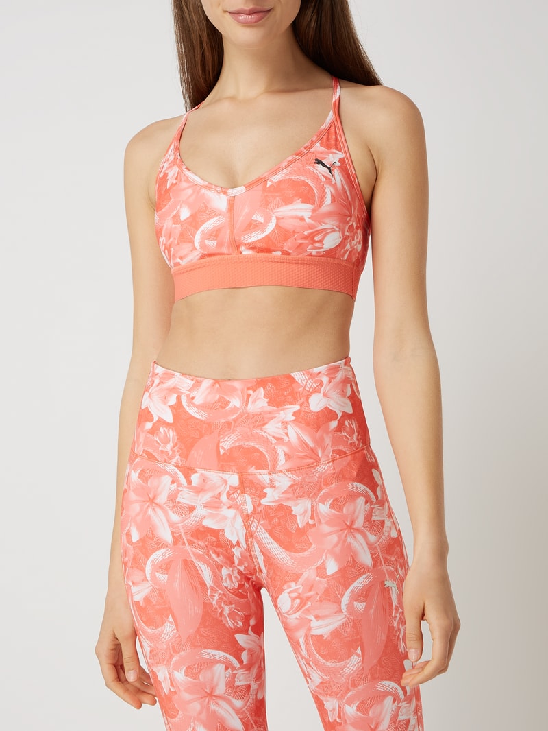 Bustier mit Stretch-Anteil - dryCELL in koralle