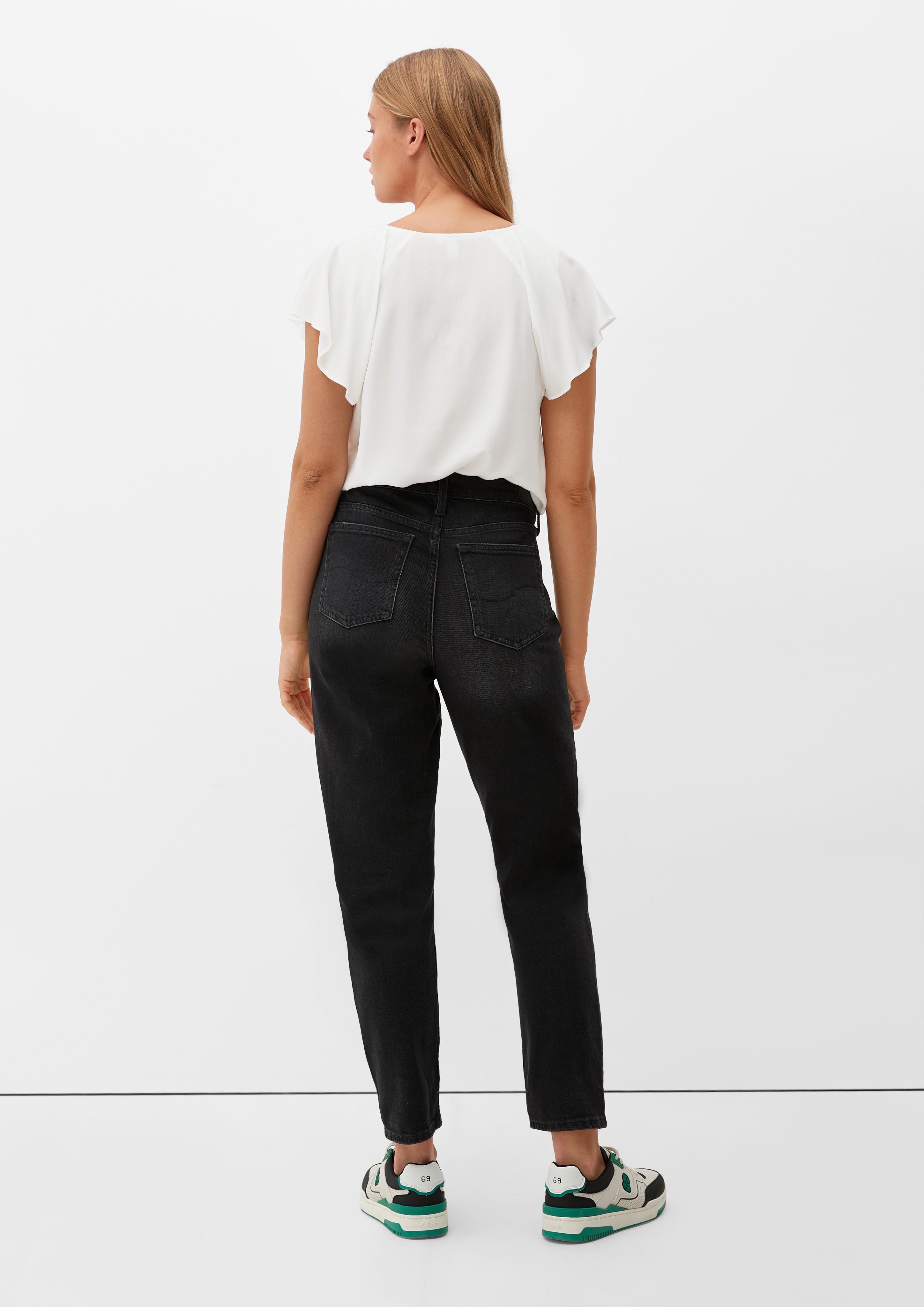 Viskosebluse mit V-Ausschnitt  2132616-0200