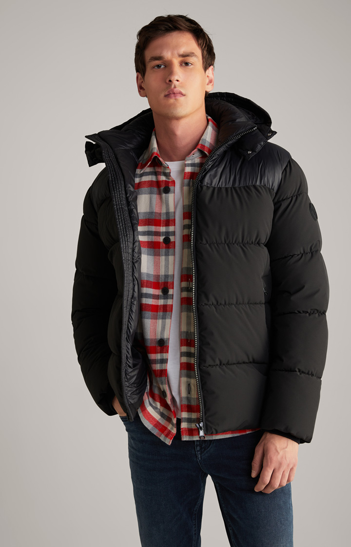 Steppjacke Joshas in Schwarz
