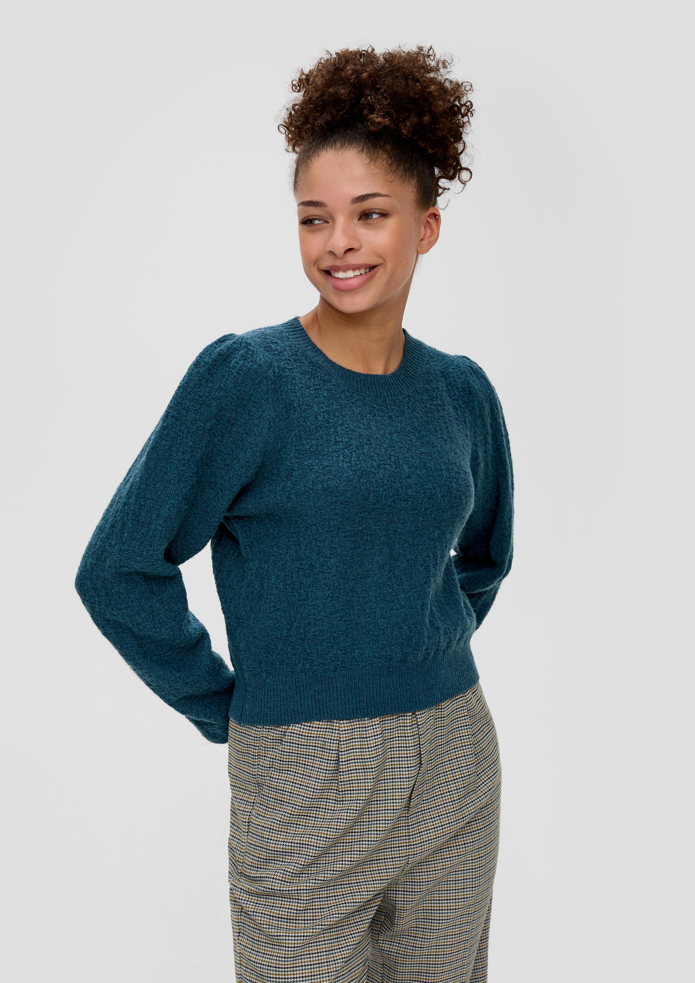 Strickpullover mit Strukturmuster  2124691-6985