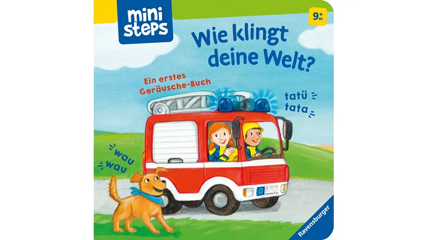 ministeps: Wie klingt deine Welt? Ein erstes Geräusche-Buch. Ab 9 Monaten