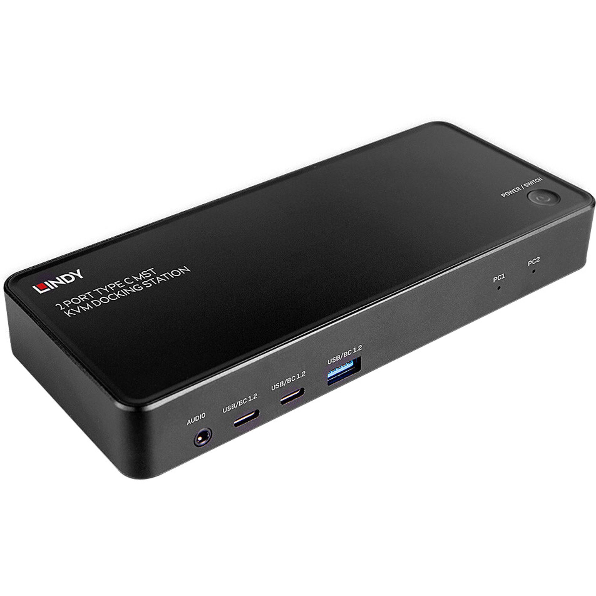 Lindy Laptop-Dockingstation Lindy 2 Port Typ C MST KVM Docking, Dockingstation