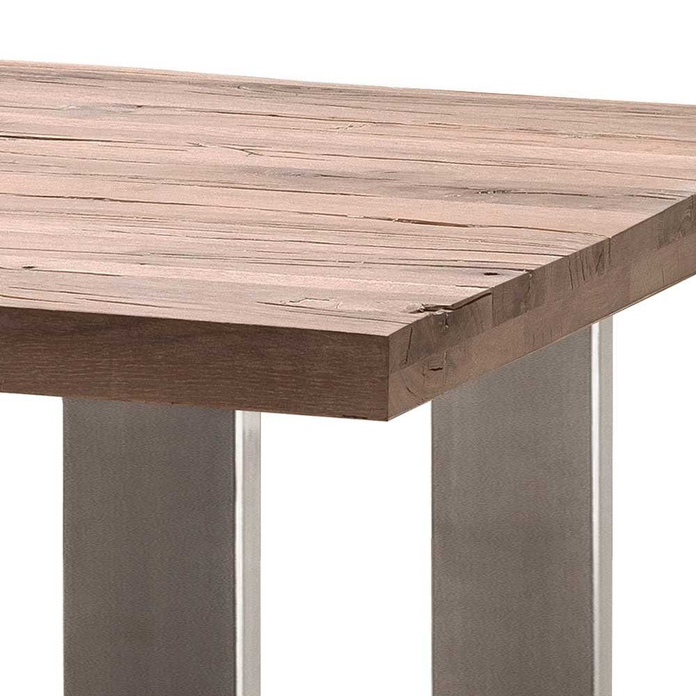 Pharao24 Stehtisch Milvara, aus Massivholz