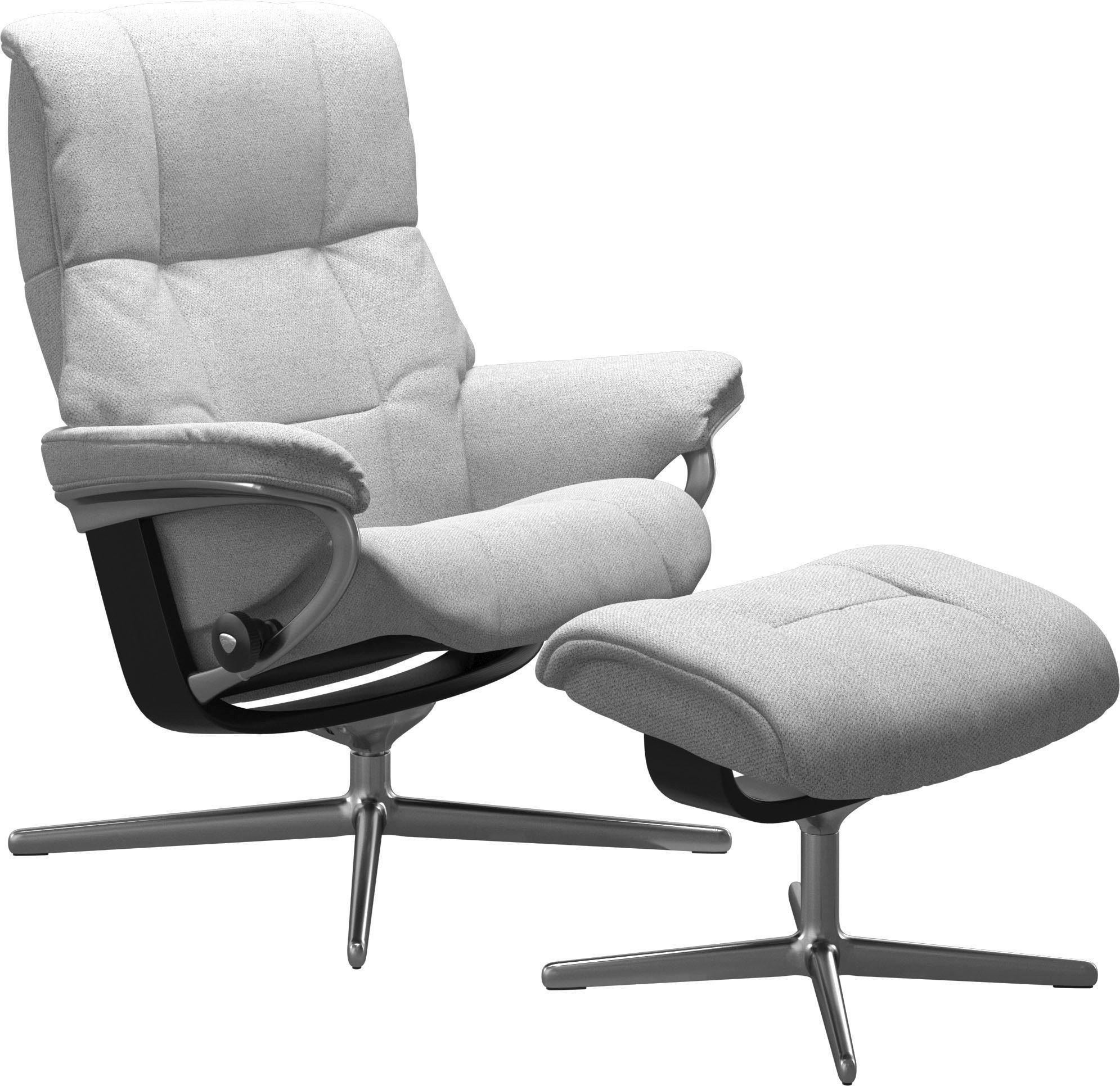 Stressless® Relaxsessel Mayfair, mit Cross Base, Größe S, M & L, Holzakzent Schwarz