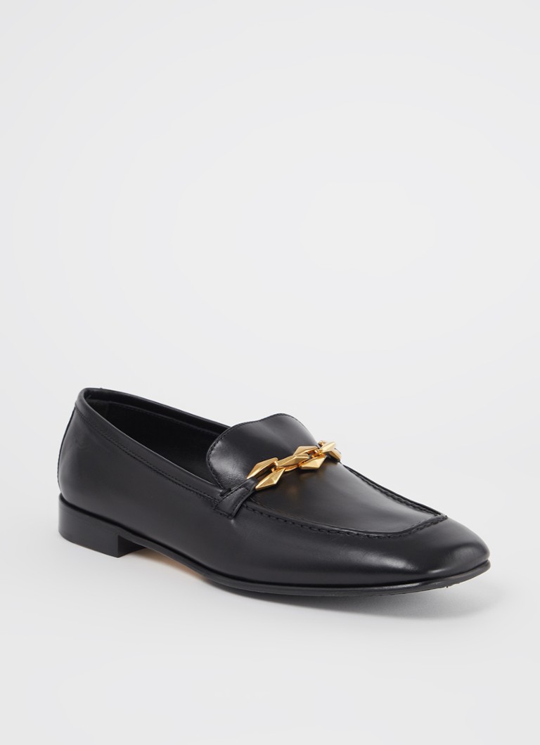 Jimmy Choo DIAMOND TILDA LOAFER -vasikkanahkaiset nilkkurit