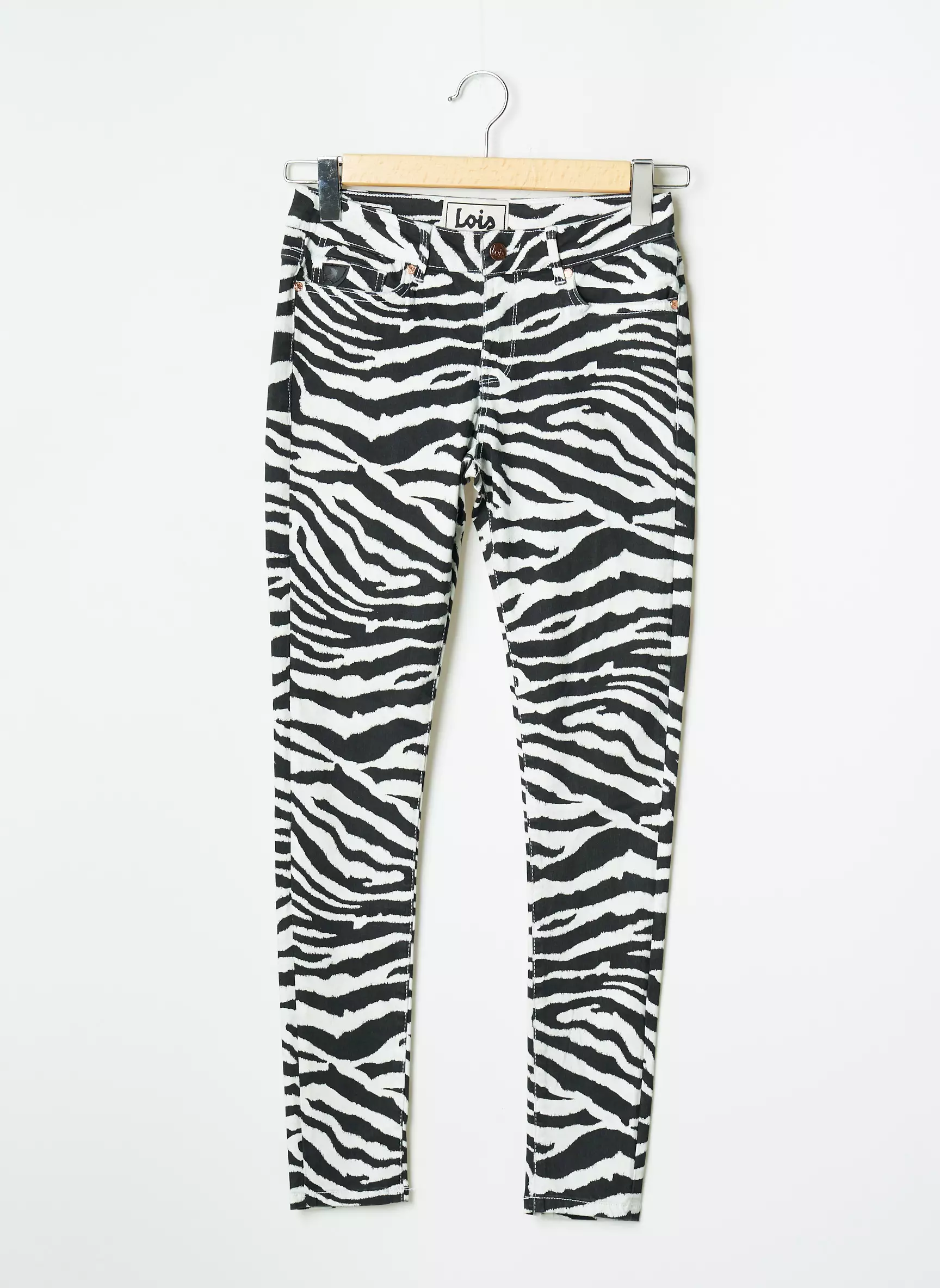 Lois Pantalons Slim Femme couleur noir