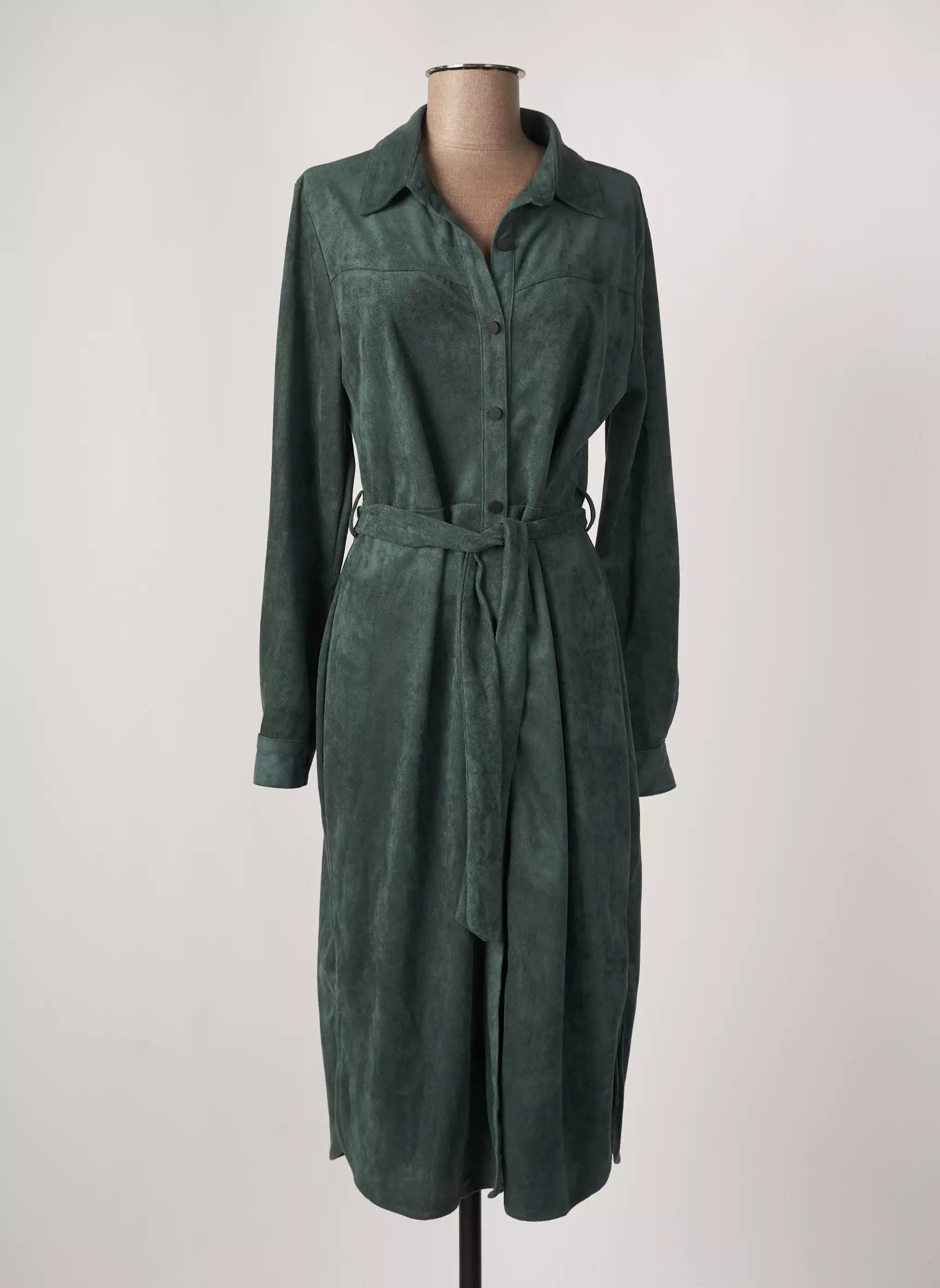 Lotfy Manner Robes Mi Longues Femme couleur bleu