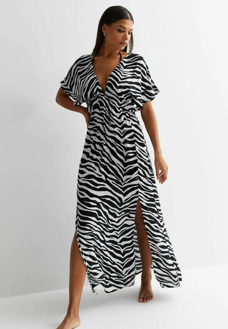 New Look ZEBRA MANGA CORTA - Accesorio de Playa