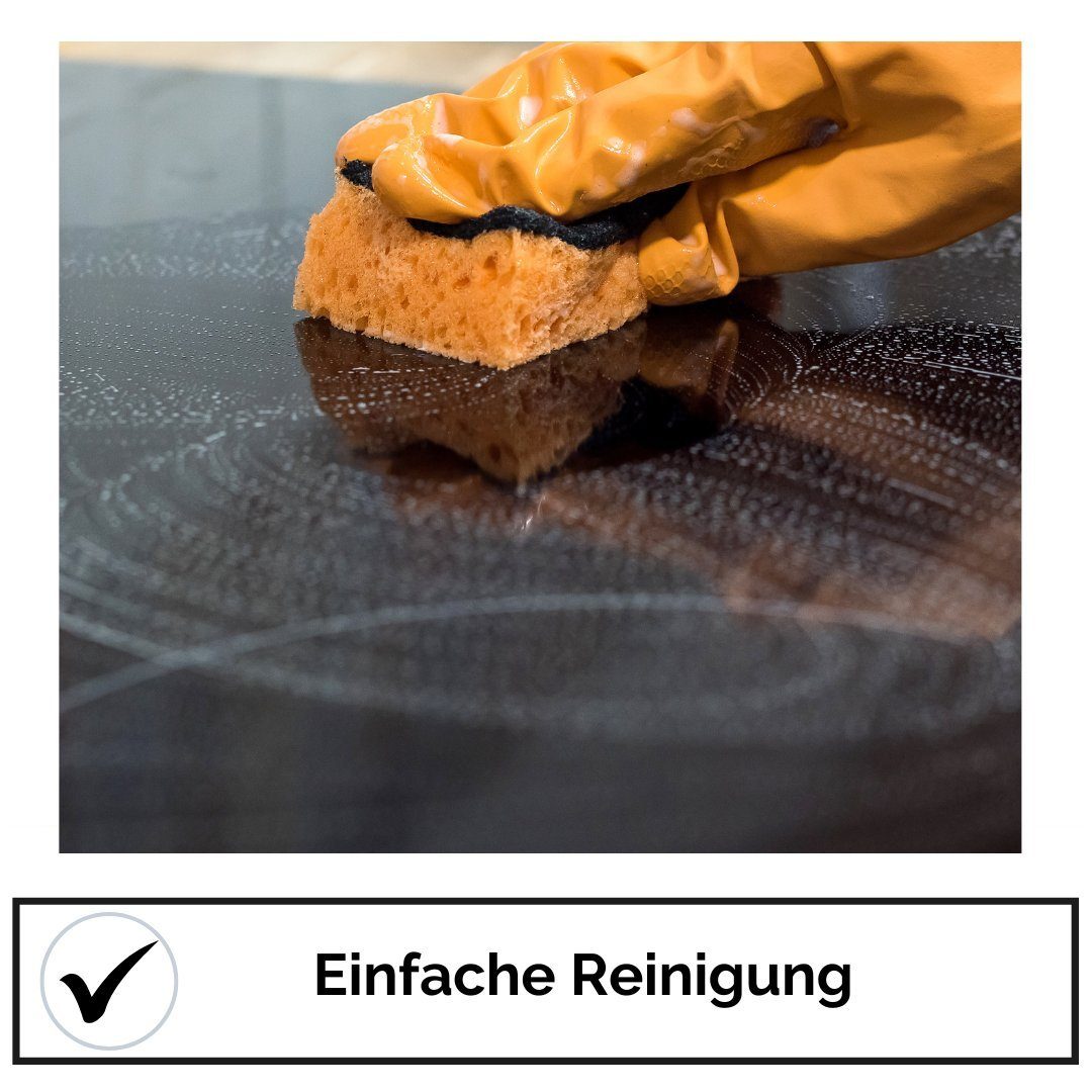 YUNA Induktions-Kochfeld YUNA Calor CALOR EBKI2, automatische Topferkennung, Kindersicherung, Timer, Restwärmeanzeige