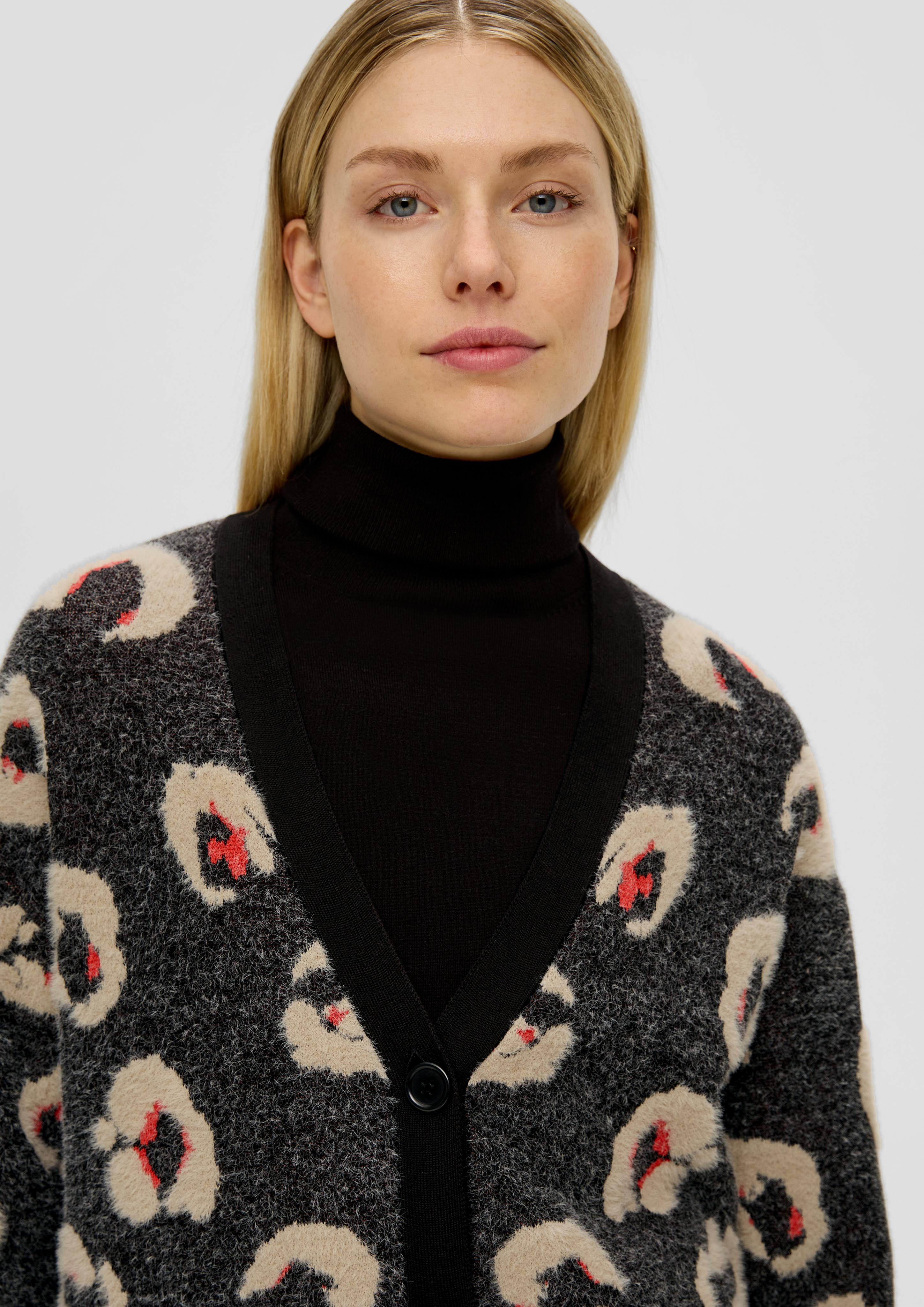 Cardigan mit Leo-Muster  2137597-99B1