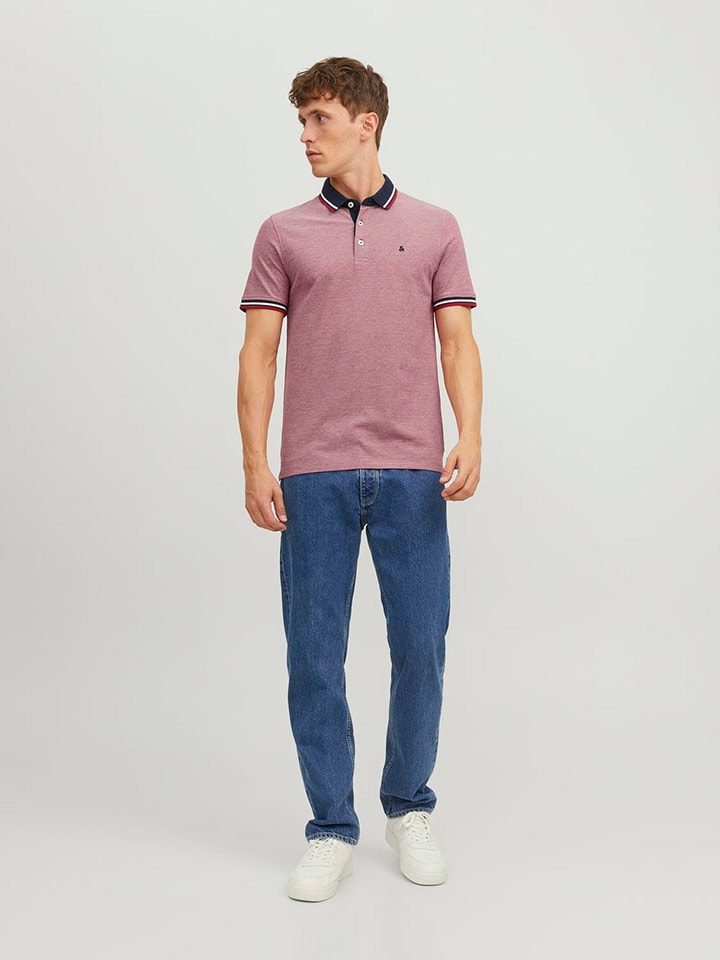 Jack & Jones Poloshirt in Rot günstig kaufen