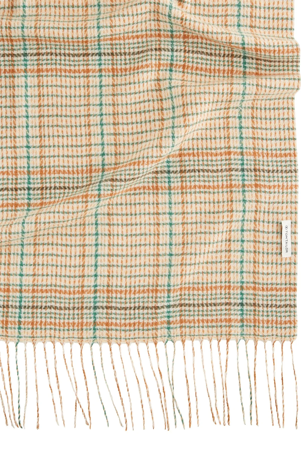 Tom Tailor  Arc Damen/Mädchen grau orange grün kariert gewebt