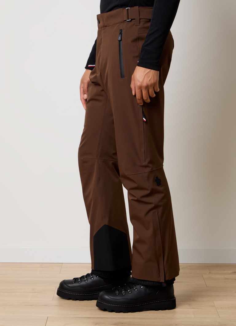 Pantalon de ski Moncler coupe droite avec poches zippées