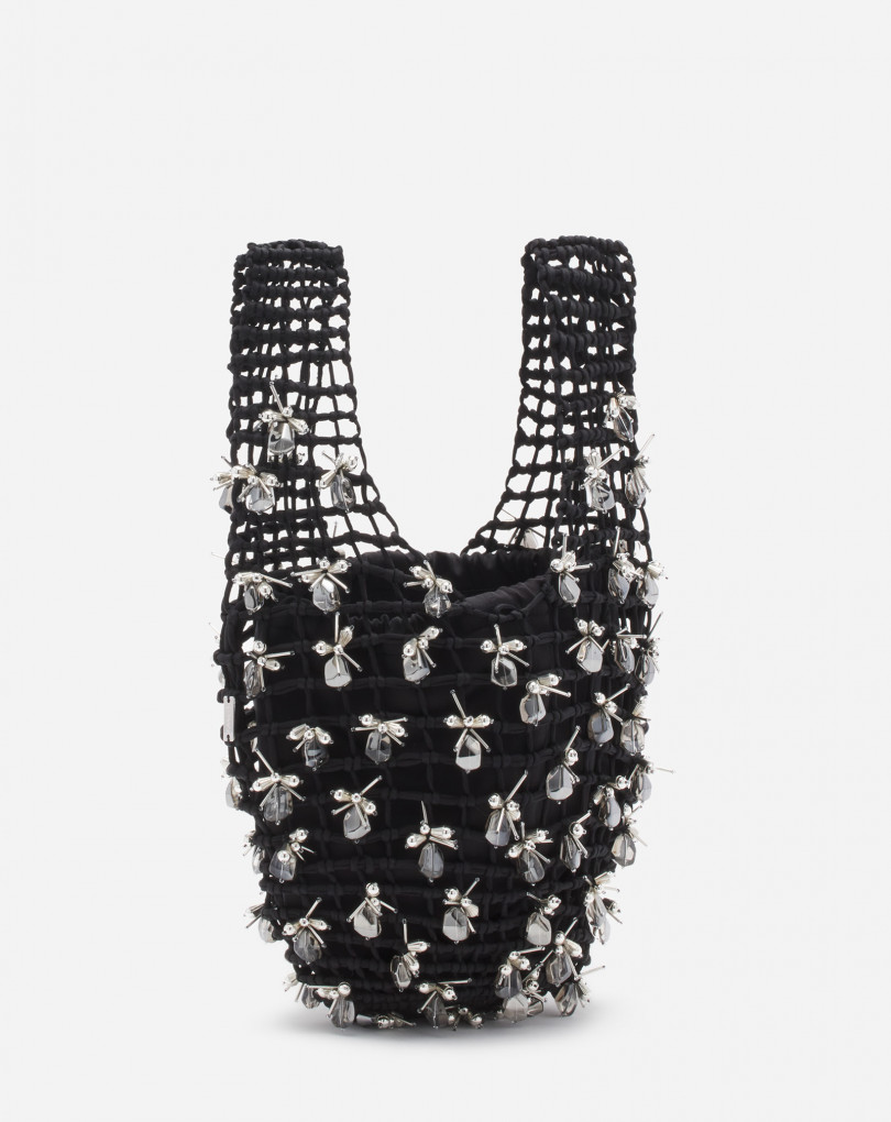 SAC MACRAMÉ BY LANVIN BRODE EN SATIN