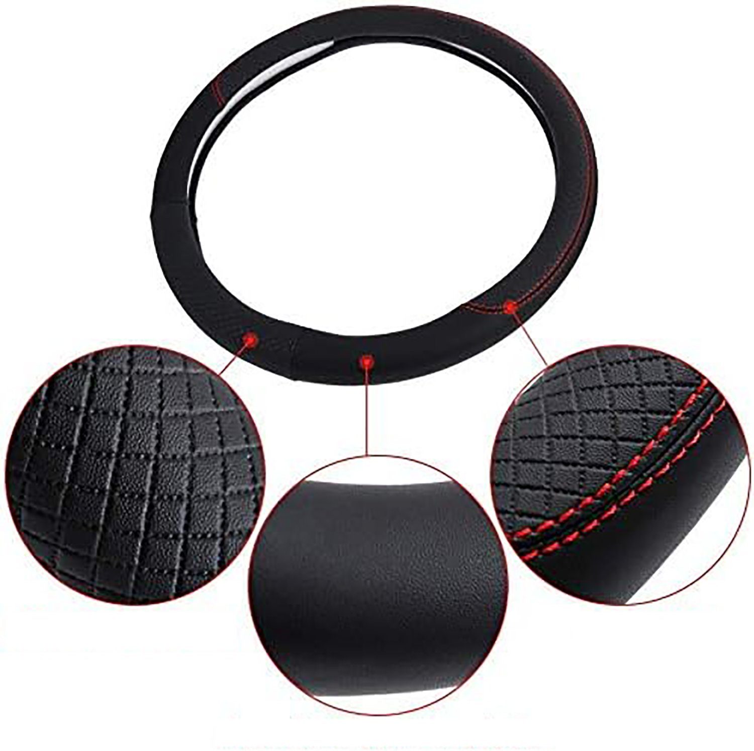EBUY Lenkradbezug Universal Anti Rutsch Auto Lenkradhülle Lenkrad Abdeckung, (1-tlg)