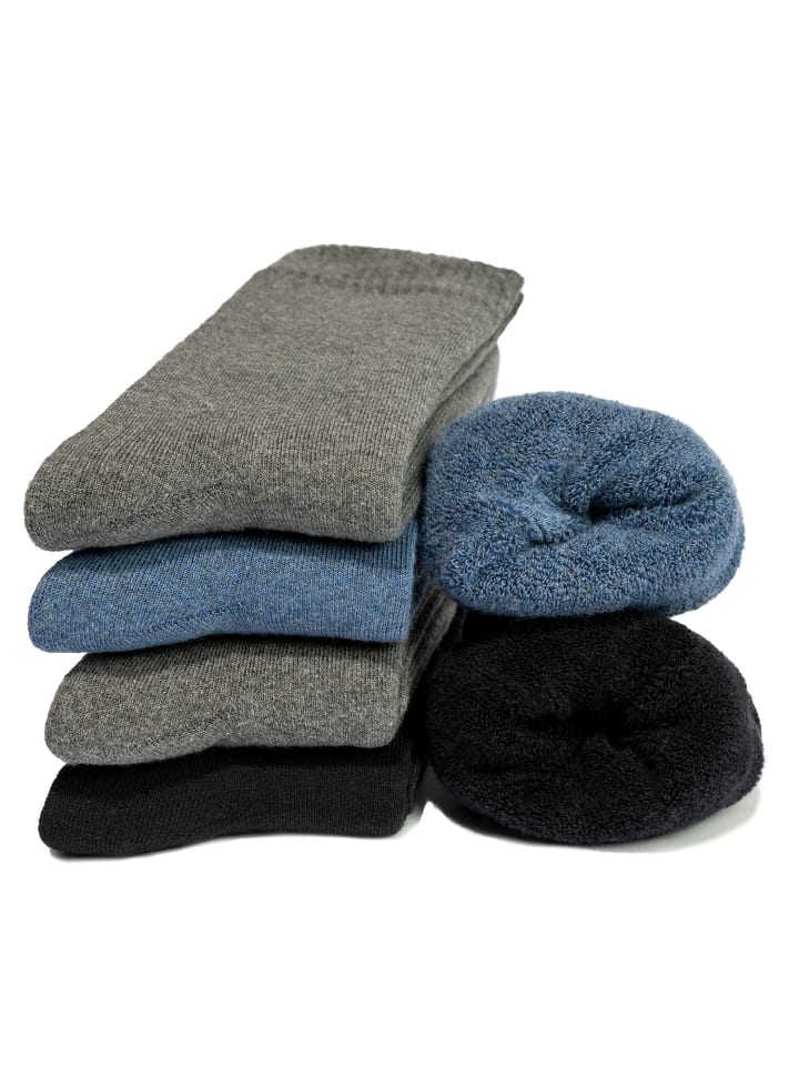 Occulto 6er Pack Thermosocken Bille in Blau-Mix günstig kaufen