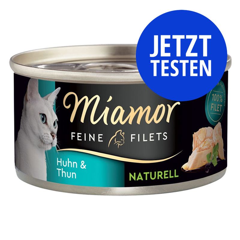 Probierpaket Miamor Feine Filets Naturelle 12 x 80 g zu TOP-Preisen