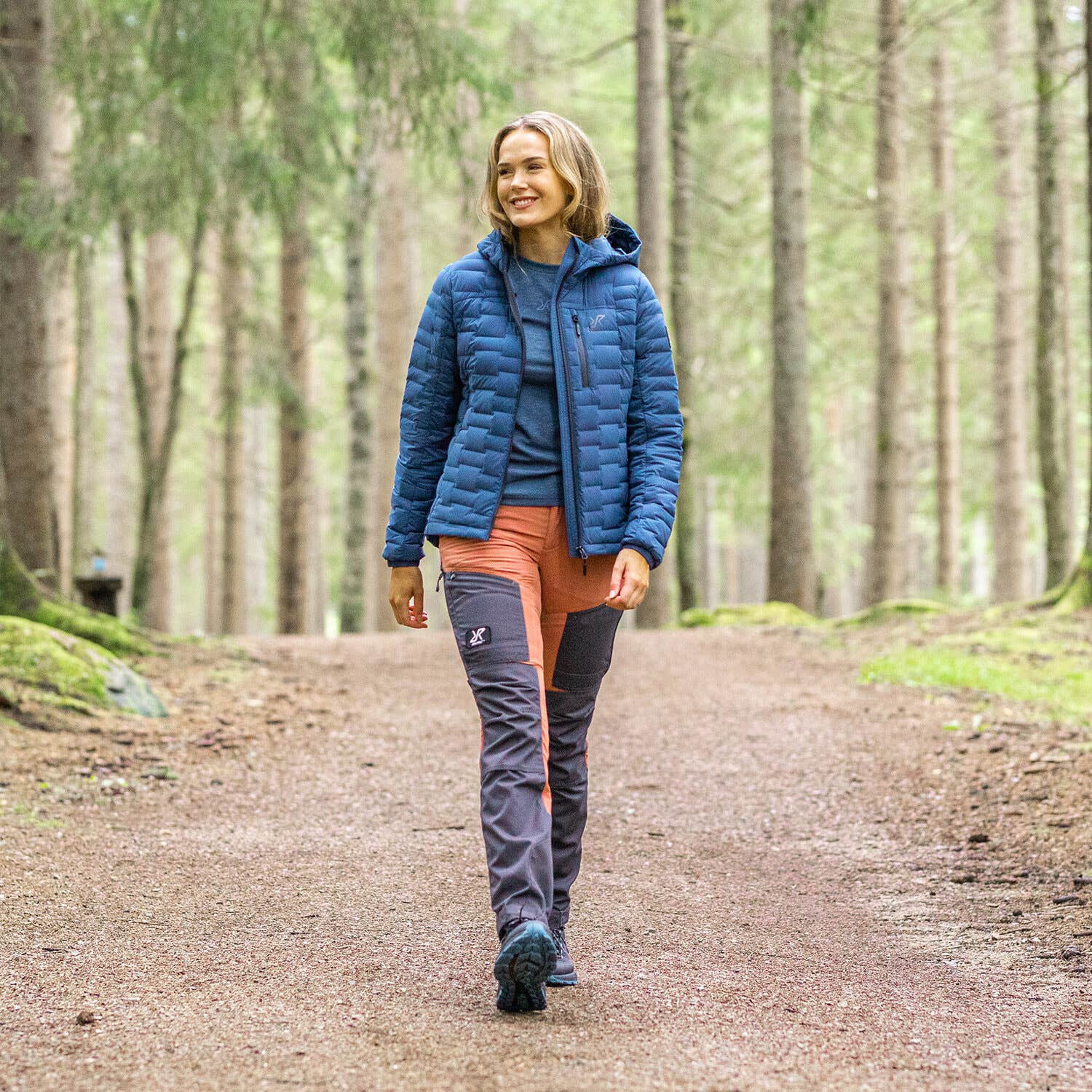 Flex Stretch Down Jacket Femme Moonlit Ocean