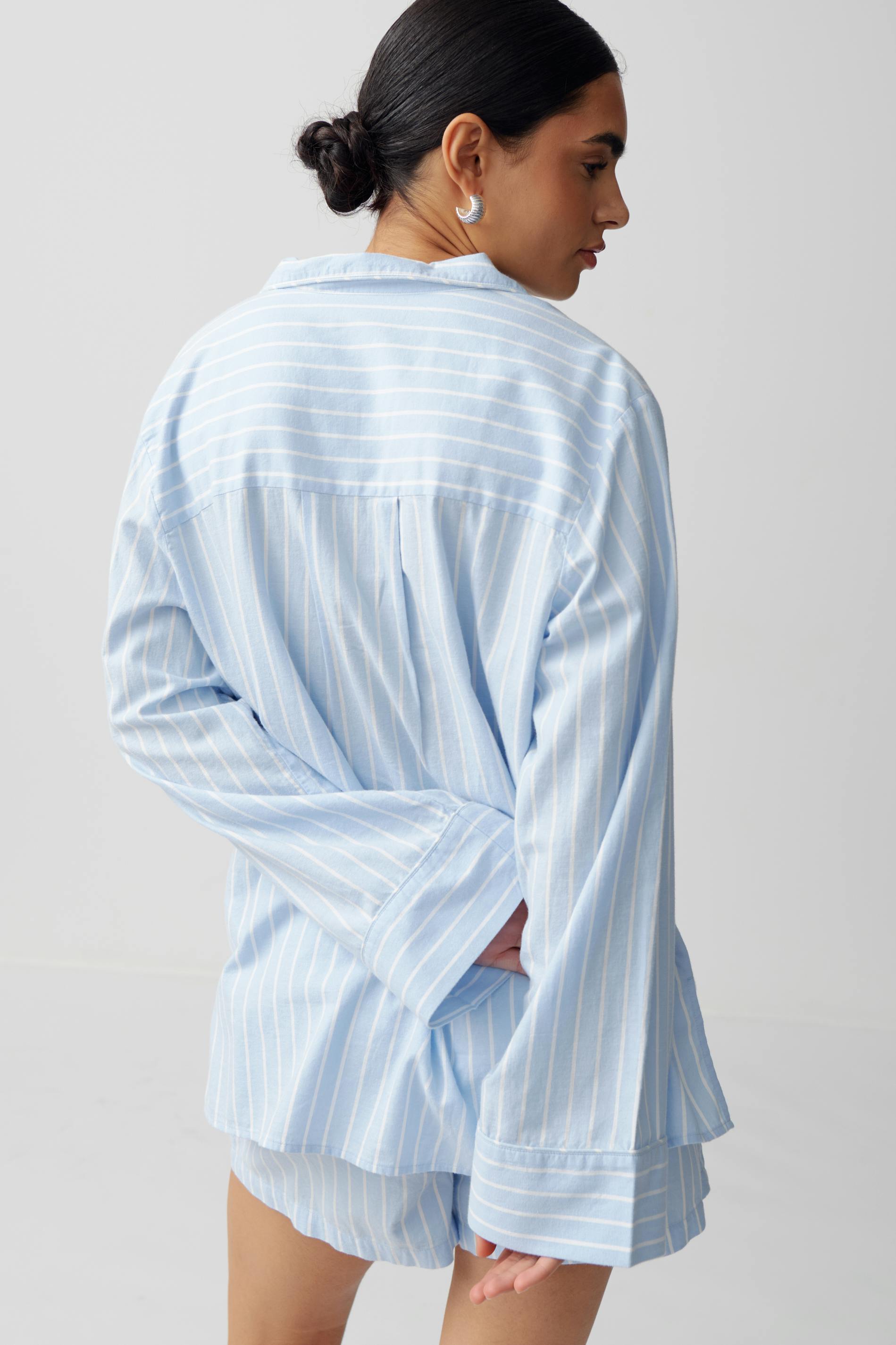 Flannel pyjamas shirt