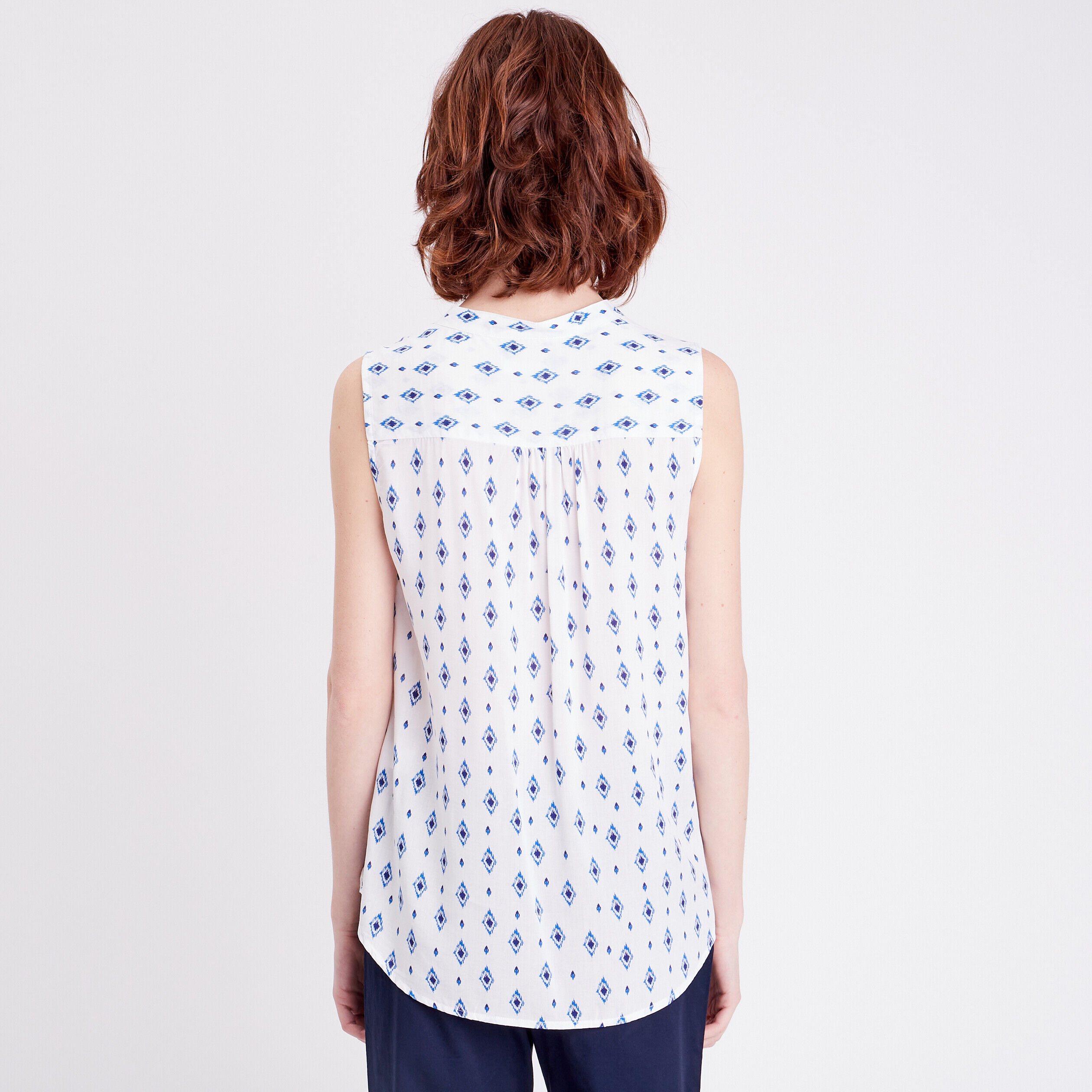 Blouse sans manches blanc femme | Cache Cache