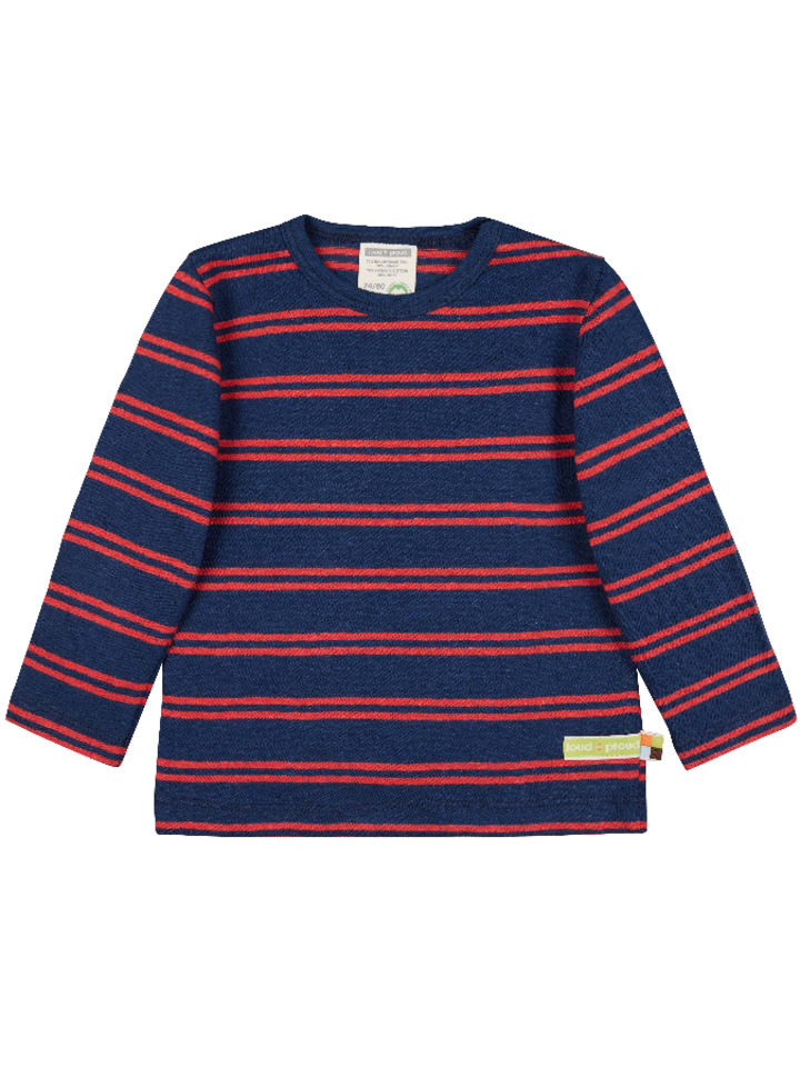 loud   proud Longsleeve in Dunkelblau/ Rot günstig kaufen