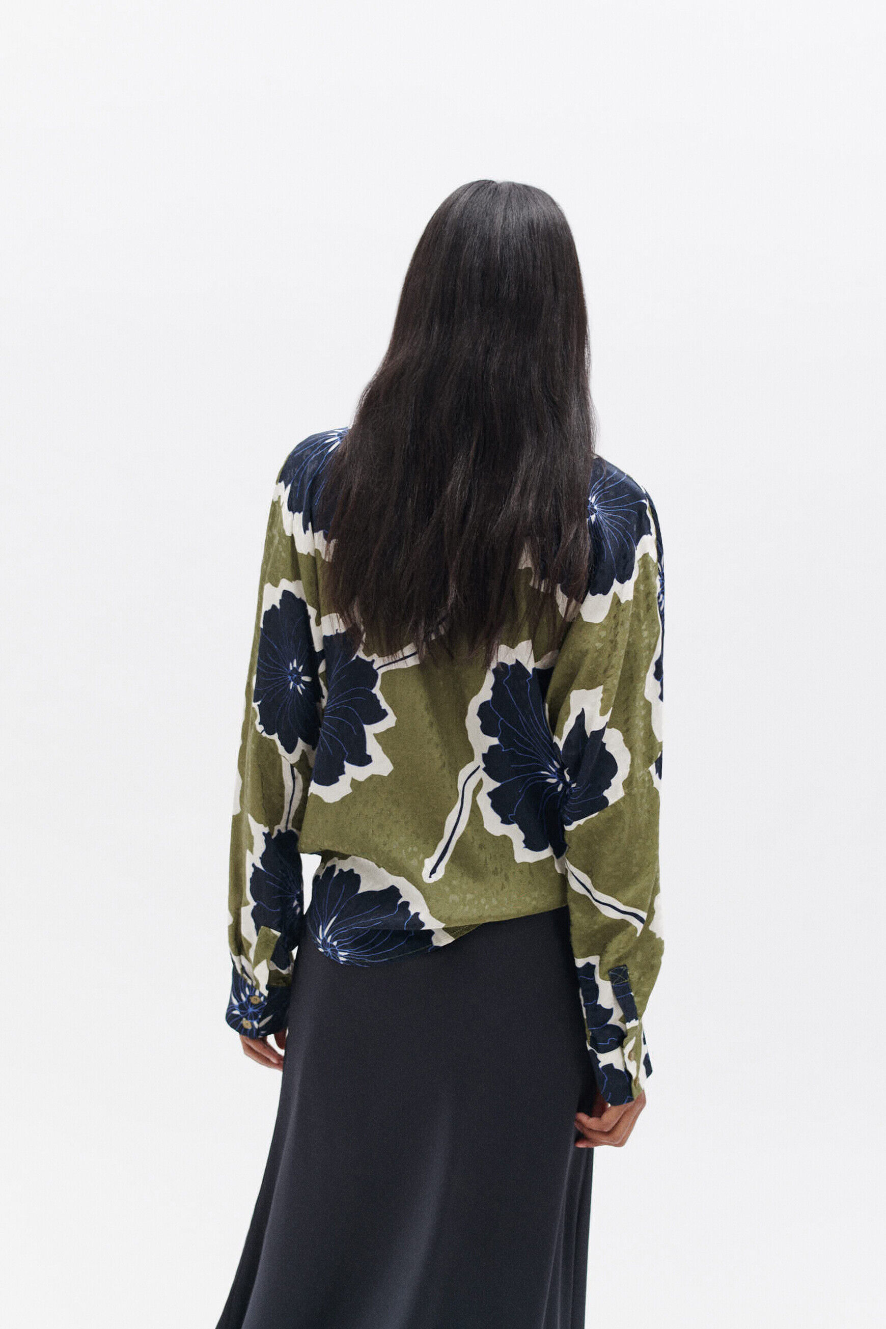 Chemise calma vert clair femme