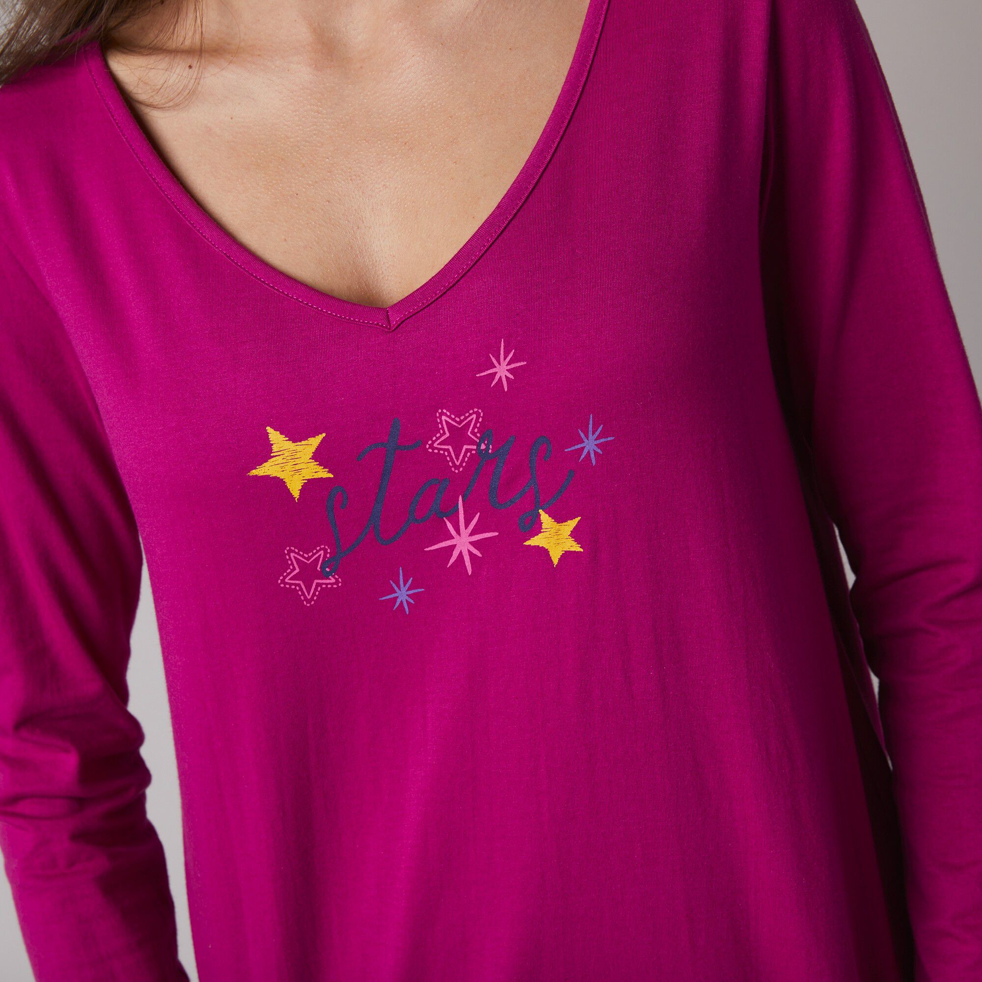 T-shirt de pyjama manches longues imprimé Estrella