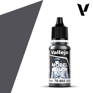 Vallejo Model Color - Natural Steel (70864) (18ml)