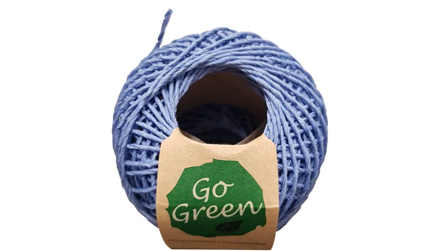 TRUBA GoGreen Cordonett Natur blau 20 m