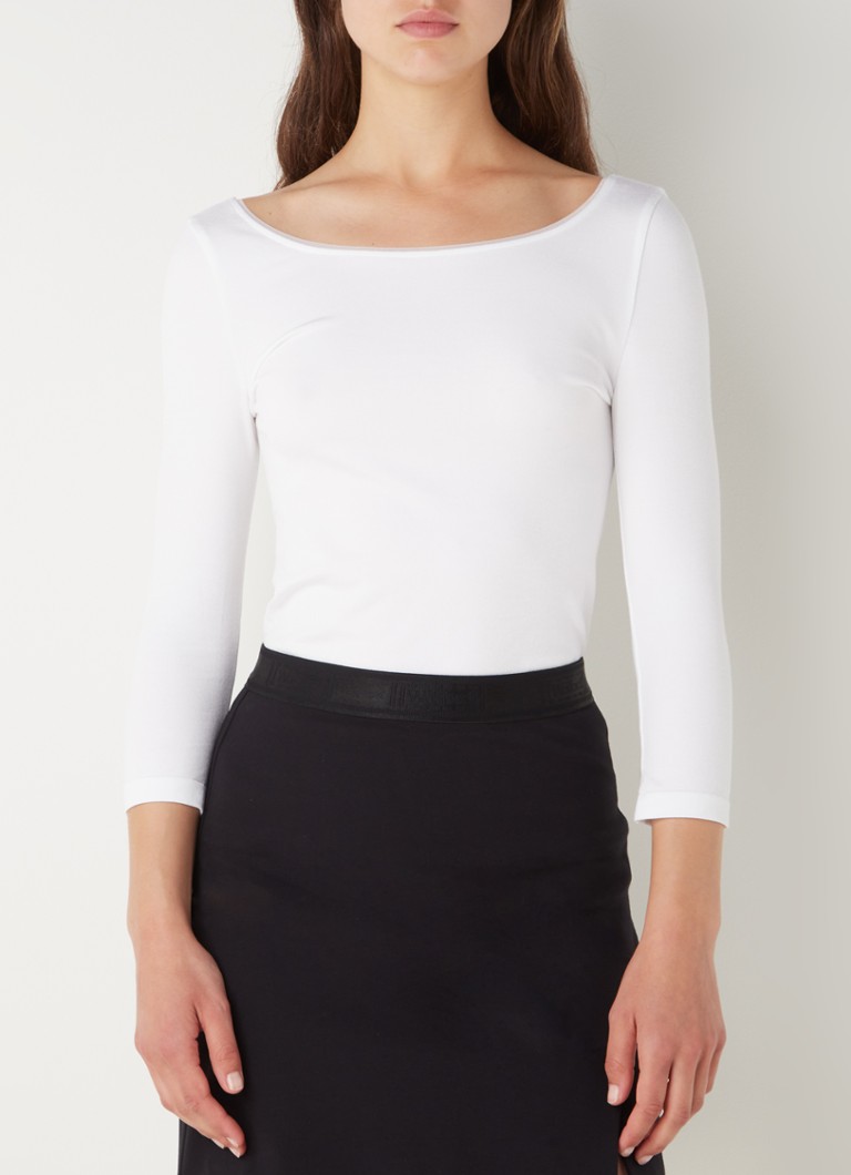 Cămașă Wolford Cordoba fără cusături, cu mâneci lungi 3/4.