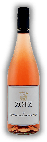 Julius Zotz, Spätburgunder, Weißherbst, Qualitätswein, 2021, Baden  Julius Zotz, Spätburgunder, Weißherbst, Qualitätswein, 2021, Baden   Jahrgang 2021 - 0,75	 Liter - Vol 11%
