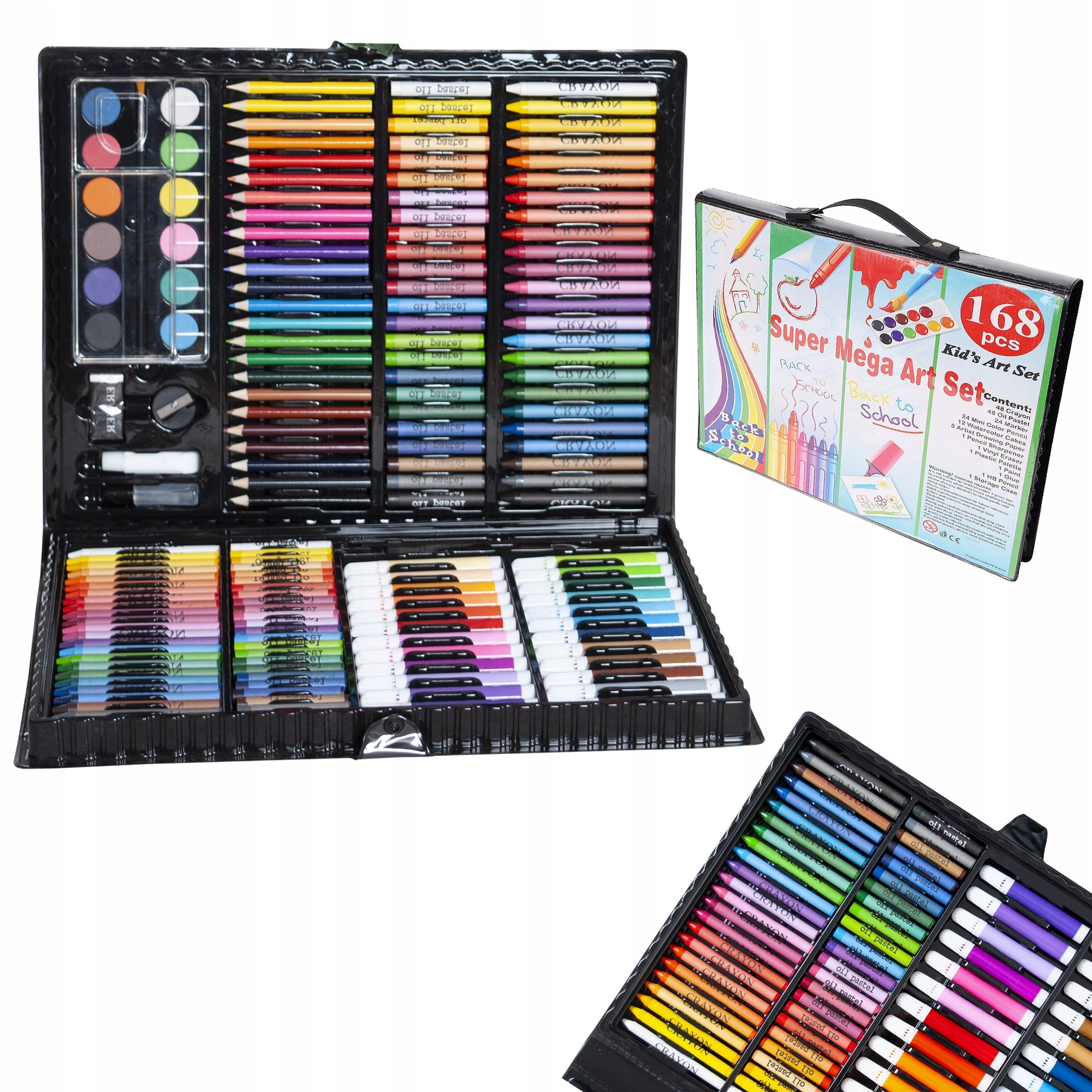 Redfink Malpalette Malset für Kinder Malkoffer 168 Teile