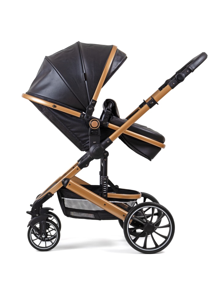 PIXINI Kalani Kinderwagen 3in1 Set Schwarz/Gold günstig kaufen onesize