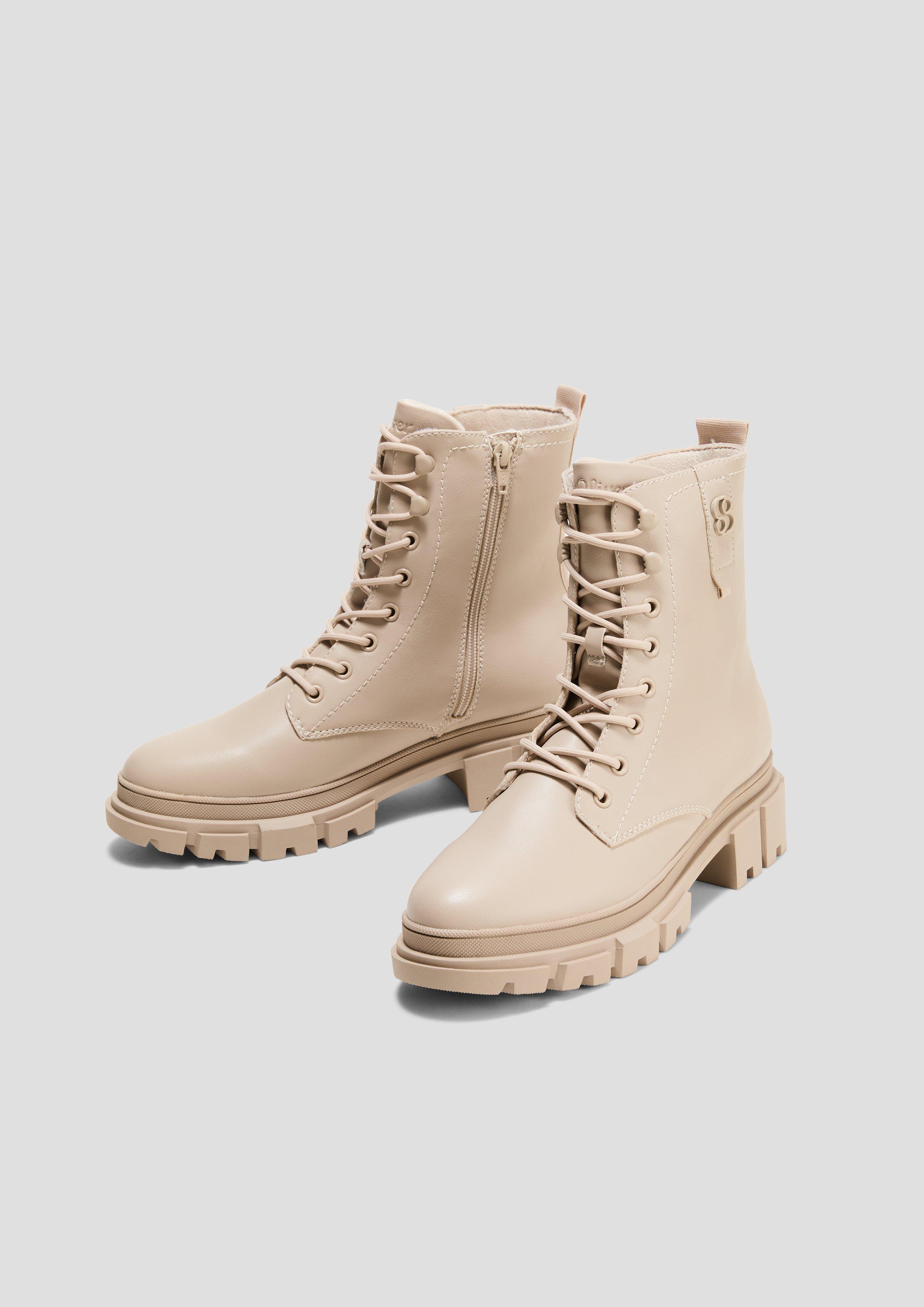 Stiefeletten mit Schnürung und Reißverschluss  6008300-131