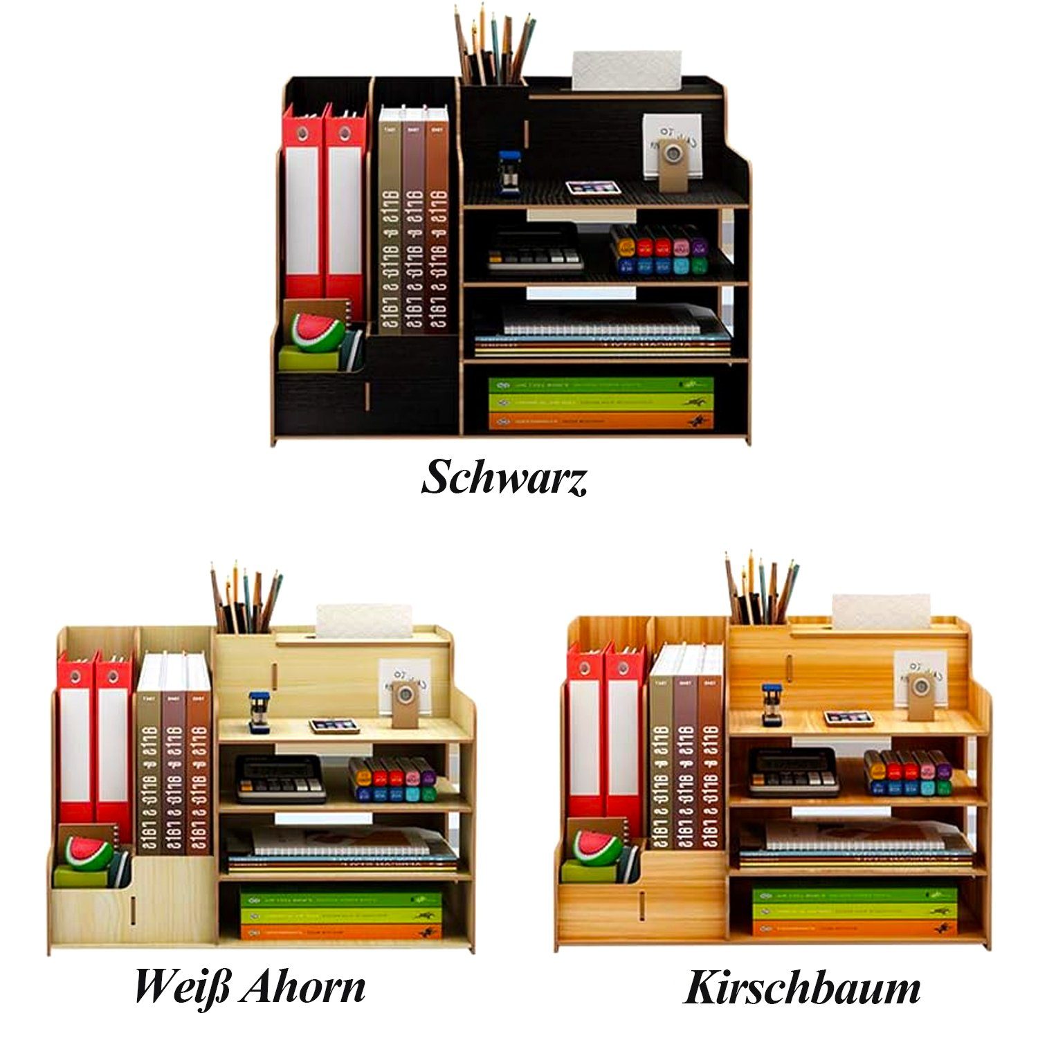 NUODWELL Aktenregal Aktenregal Schreibtisch Organizer, Desk Organizer große Kapazität