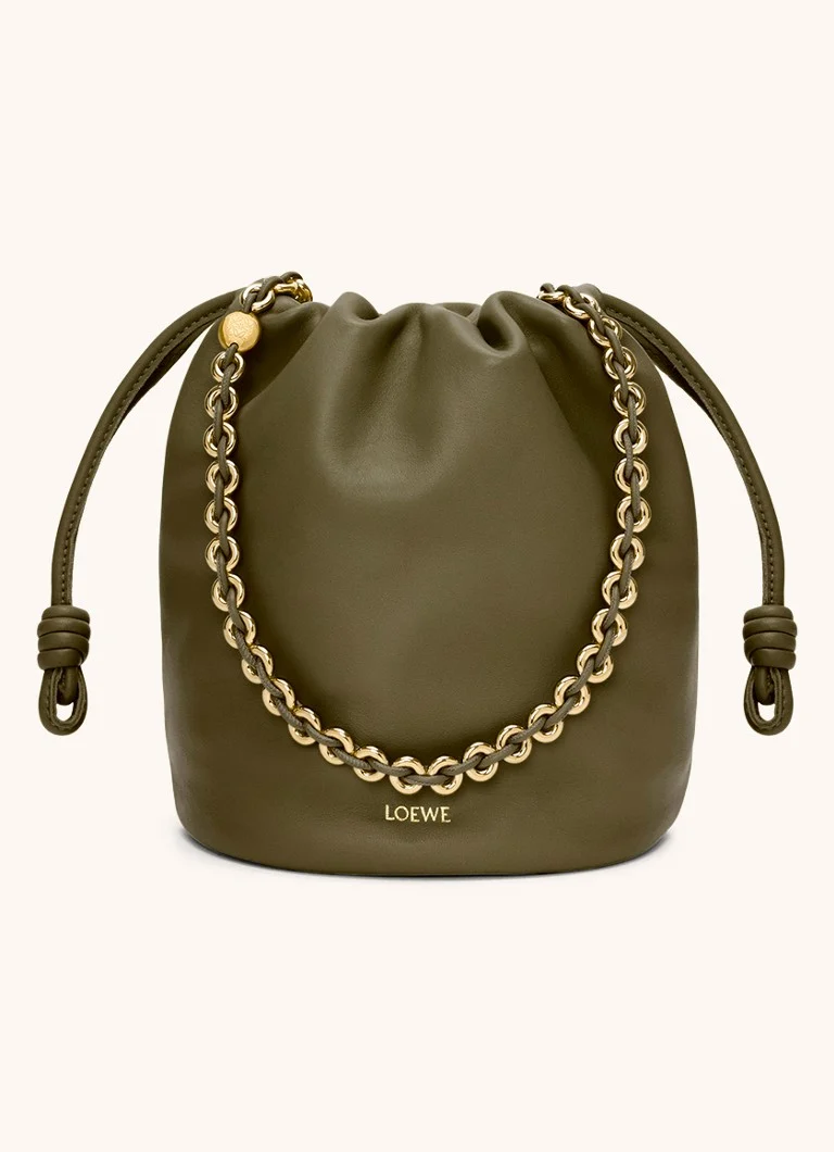 LOEWE Flamenco Purse Bucket crossbody bag made of lambskin