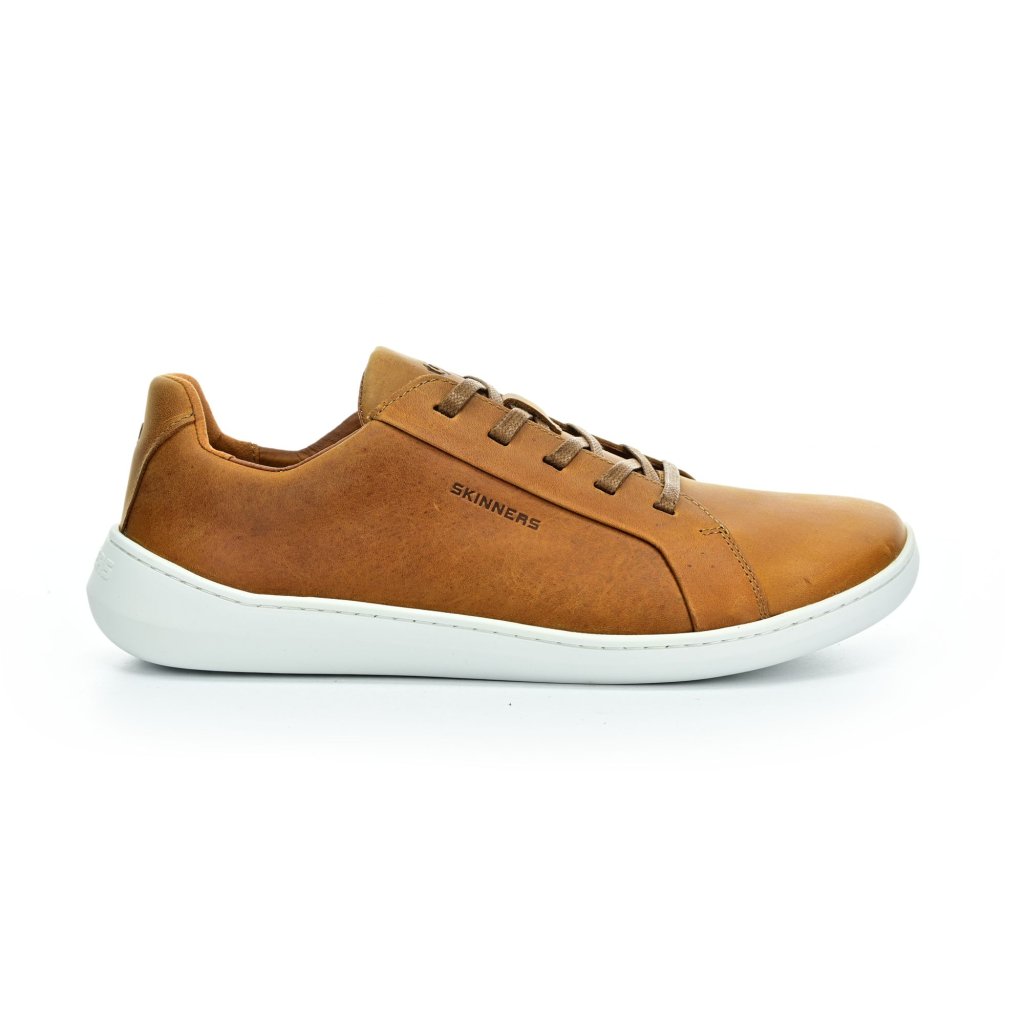 Skinners Moonwalker Leather Brown Barfußsneakers