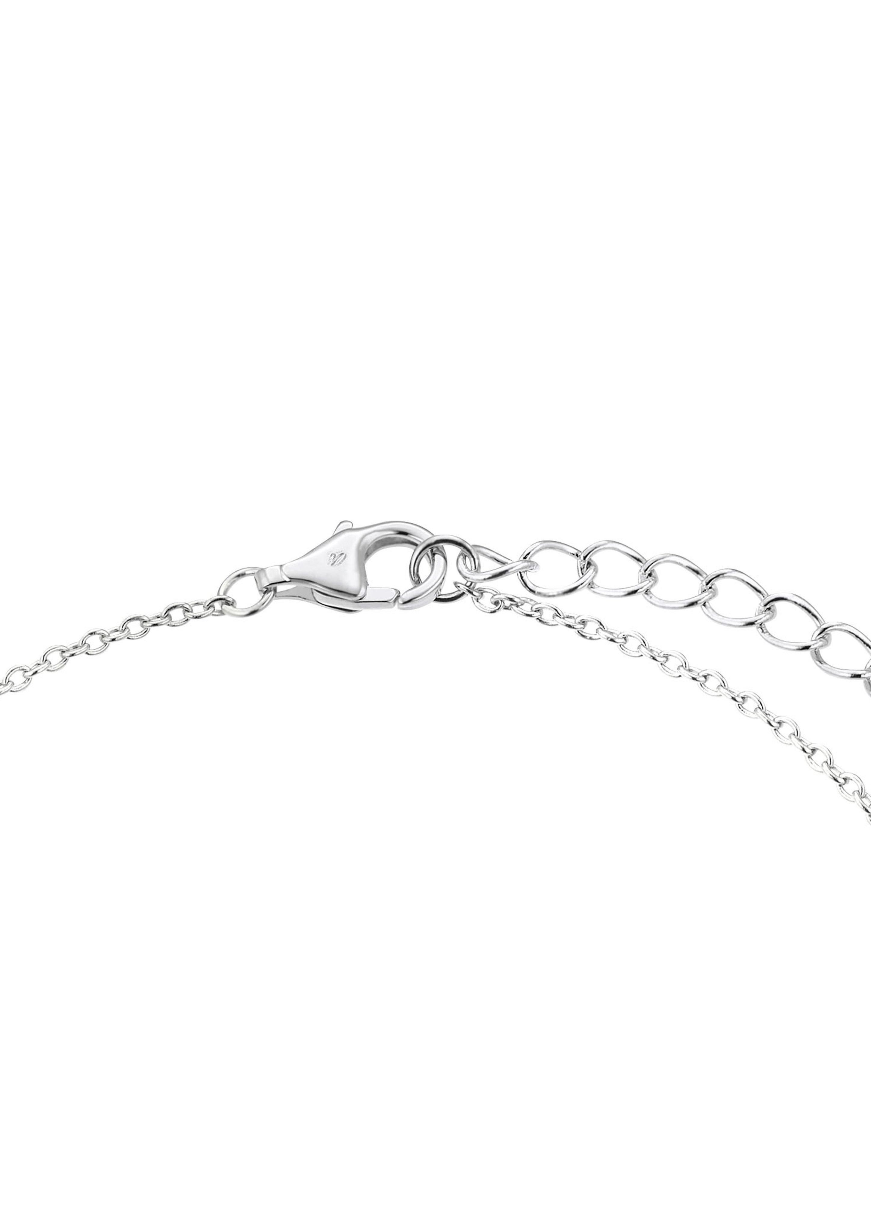 Silber-Armband mit kreisrundem Herz-Anhänger  6009585-92E0