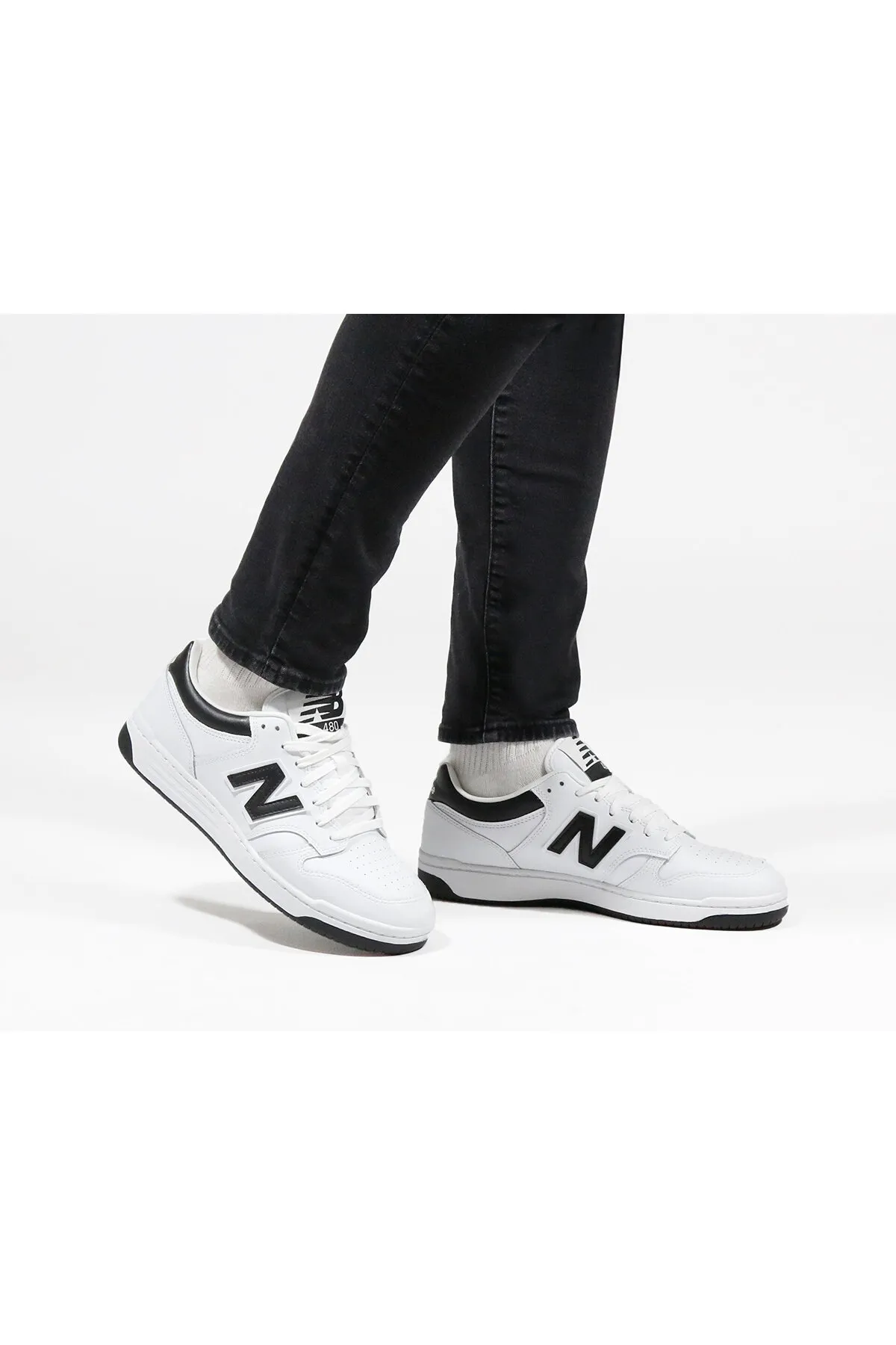 New Balance  Bb480LBK Unisex Freizeitschuhe BB480LBK Weiß